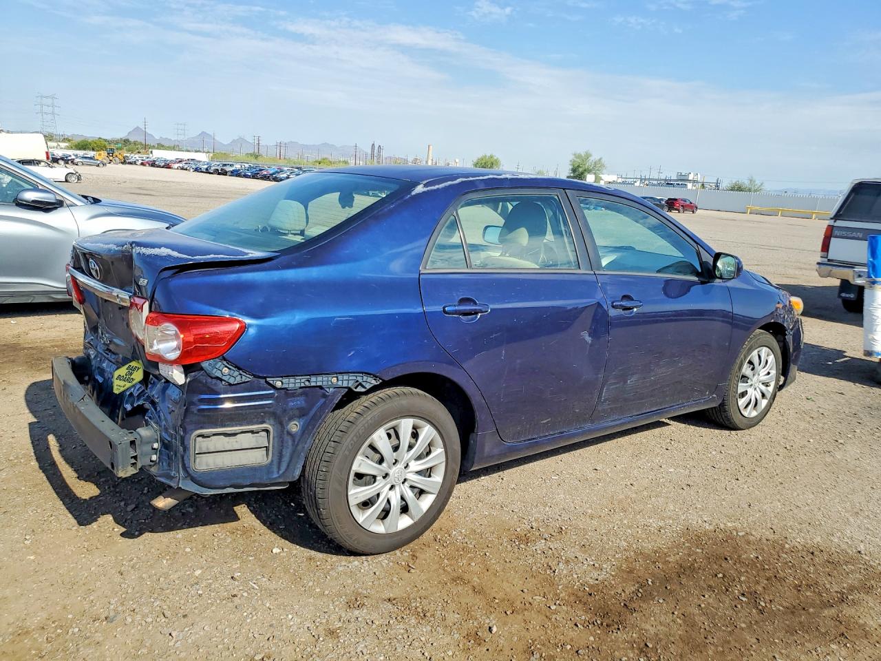 2012 Toyota Corolla Le Blue vin: 2T1BU4EE0CC914929