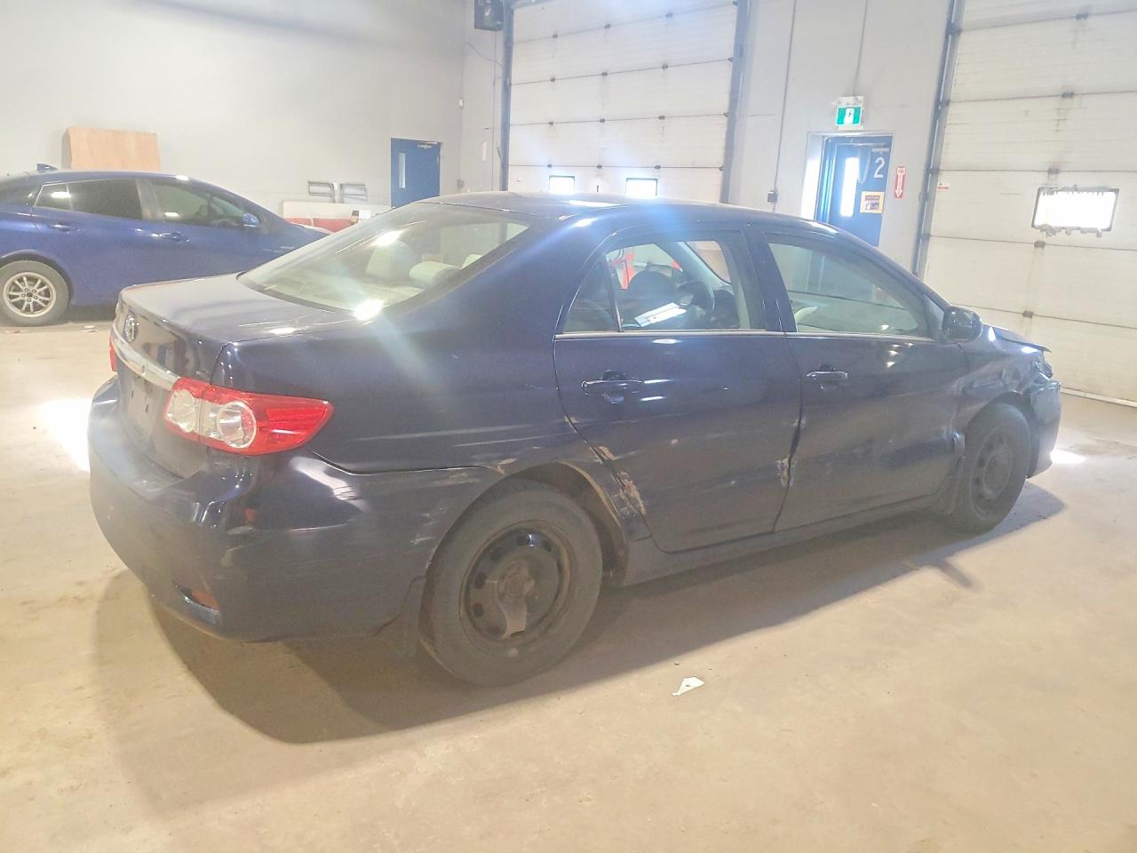 2012 Toyota Corolla L Синий vin: 2T1BU4EE0CC914980