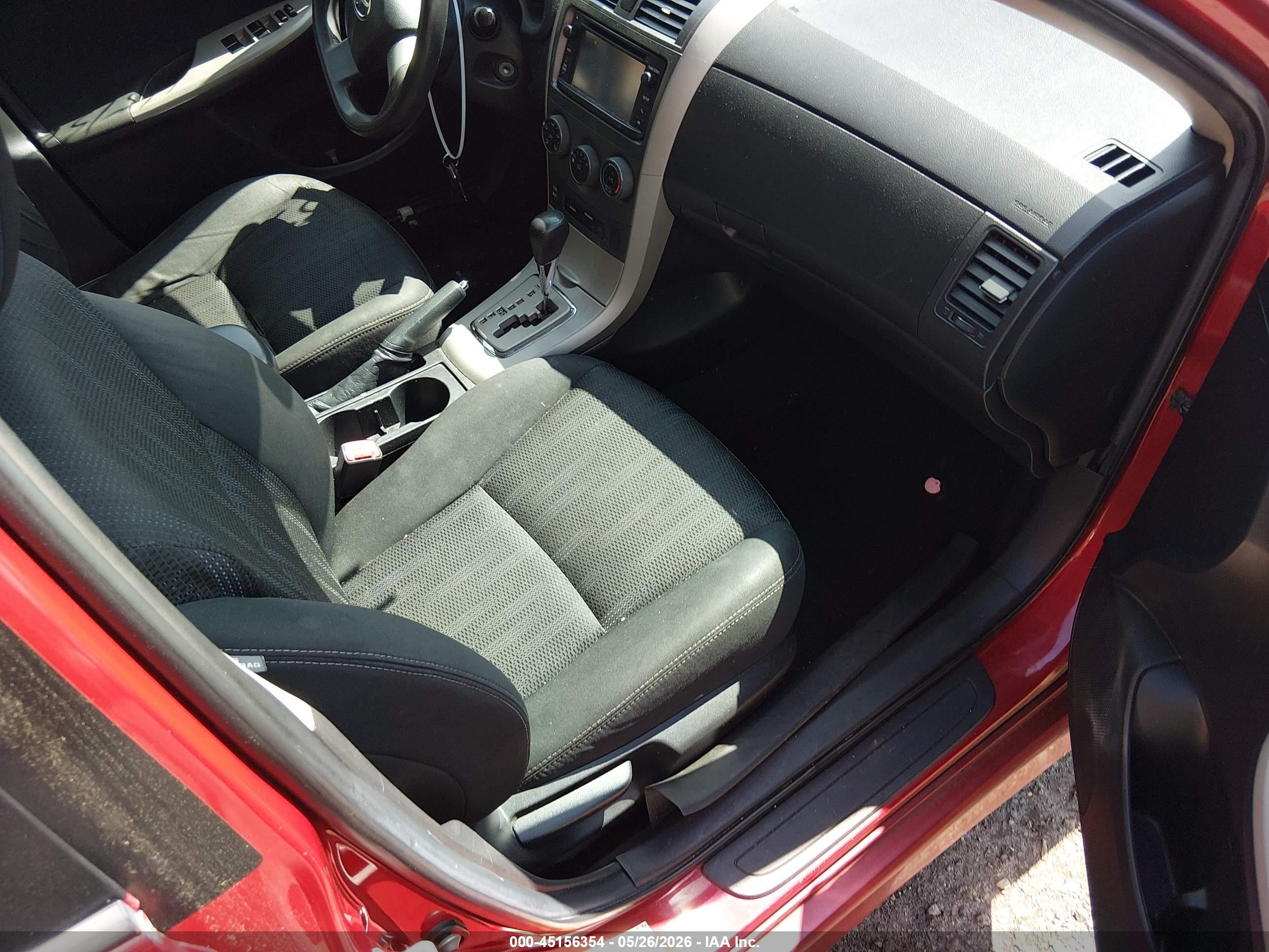 2013 Toyota Corolla S Red vin: 2T1BU4EE0DC024075