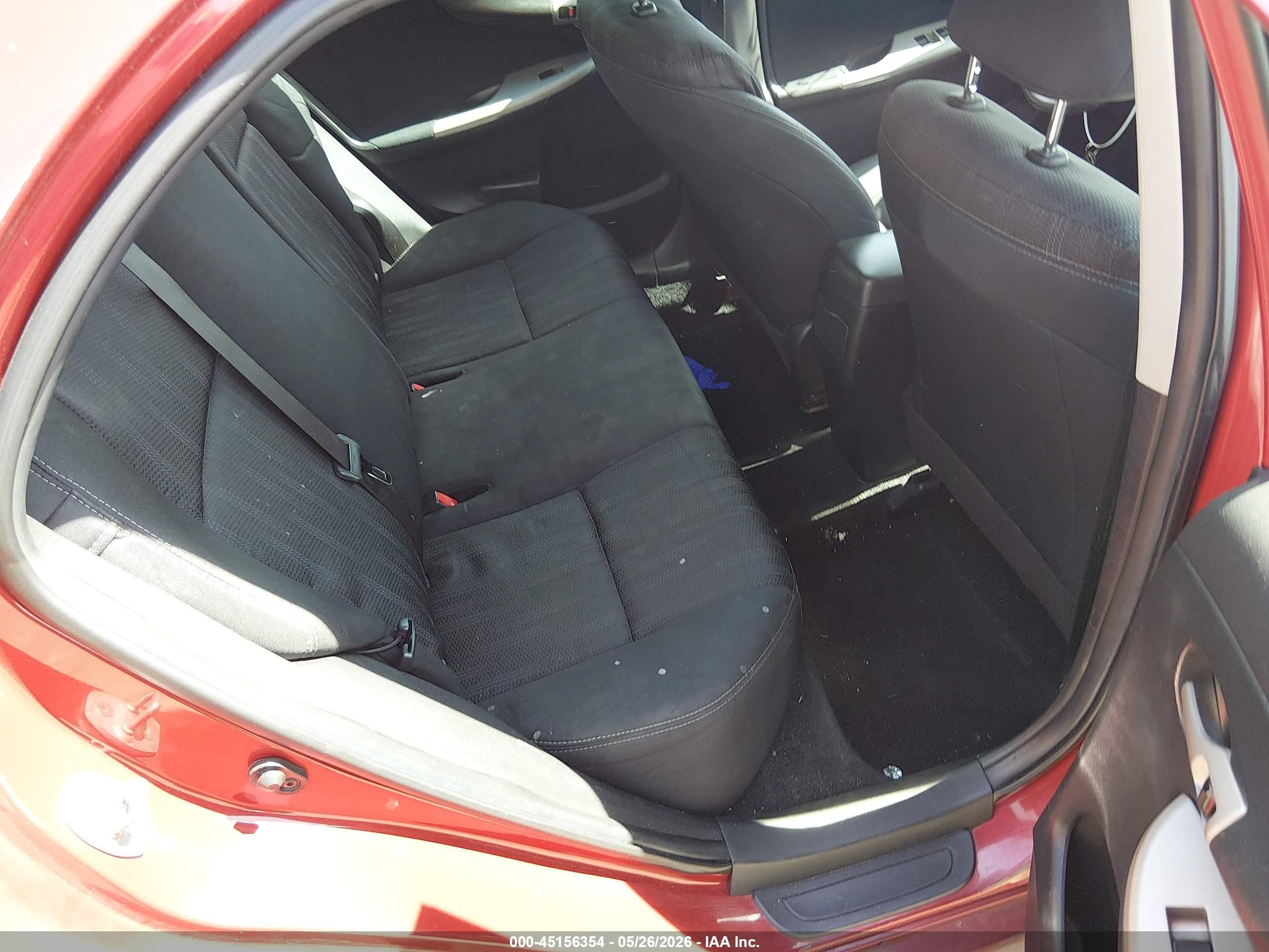2013 Toyota Corolla S Red vin: 2T1BU4EE0DC024075