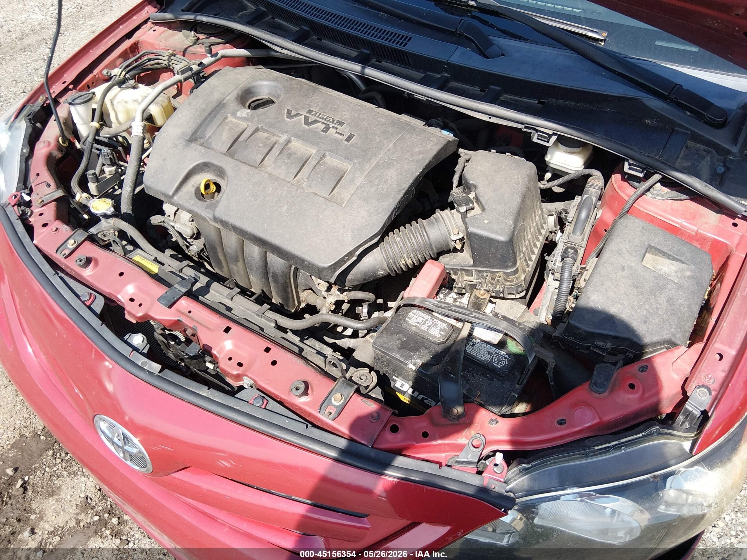 2013 Toyota Corolla S Red vin: 2T1BU4EE0DC024075