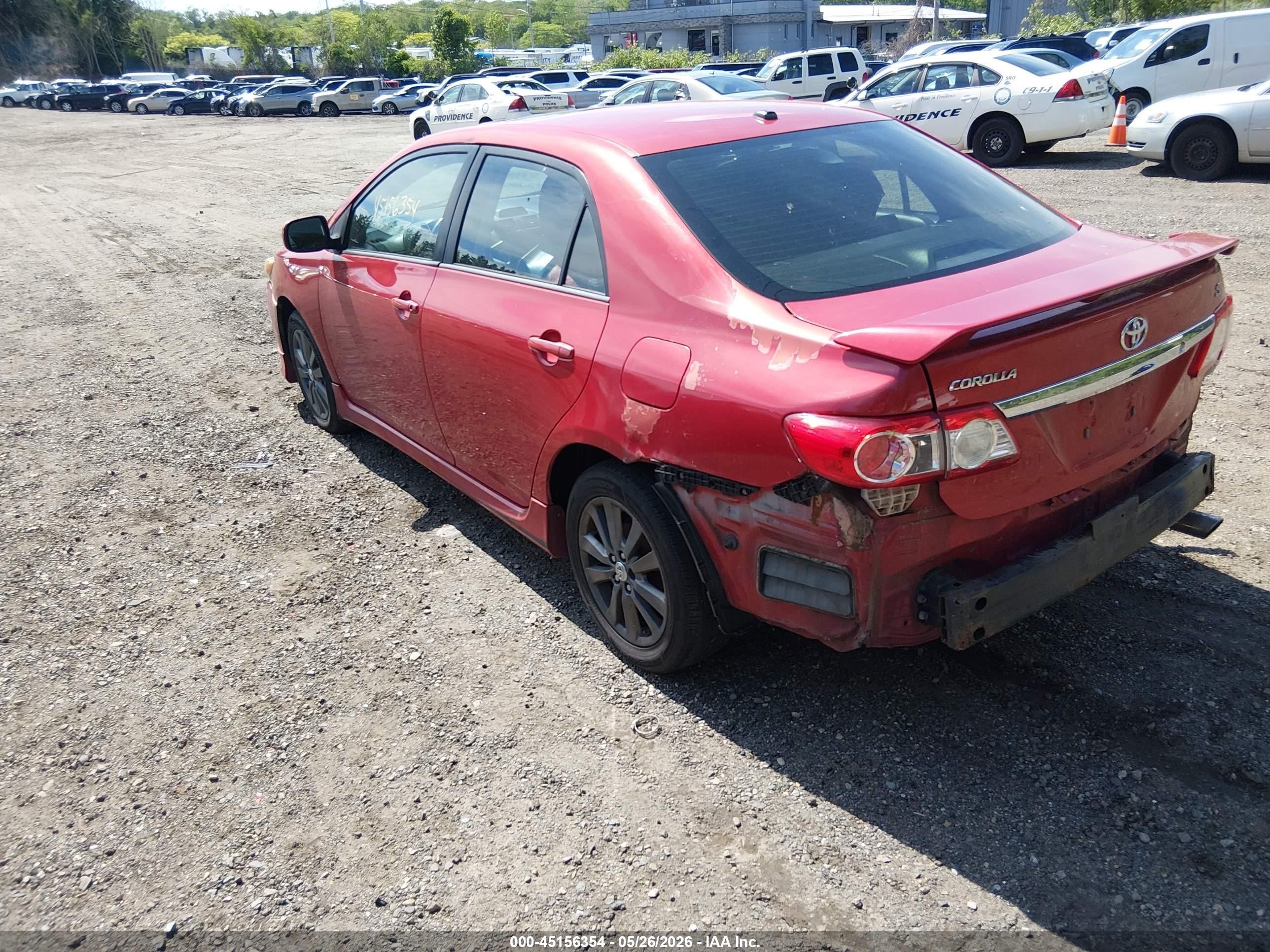 2013 Toyota Corolla S Red vin: 2T1BU4EE0DC024075
