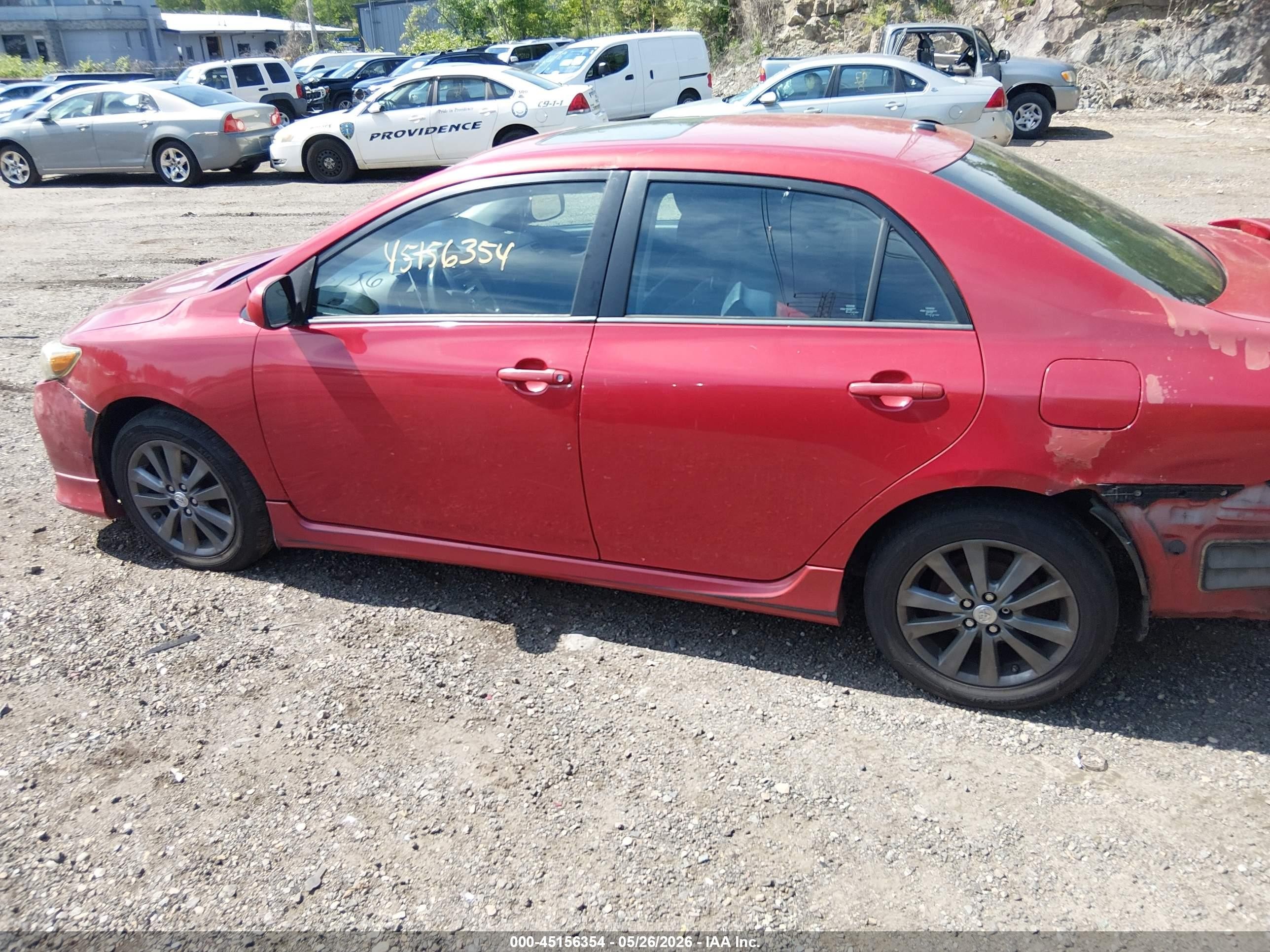 2013 Toyota Corolla S Red vin: 2T1BU4EE0DC024075