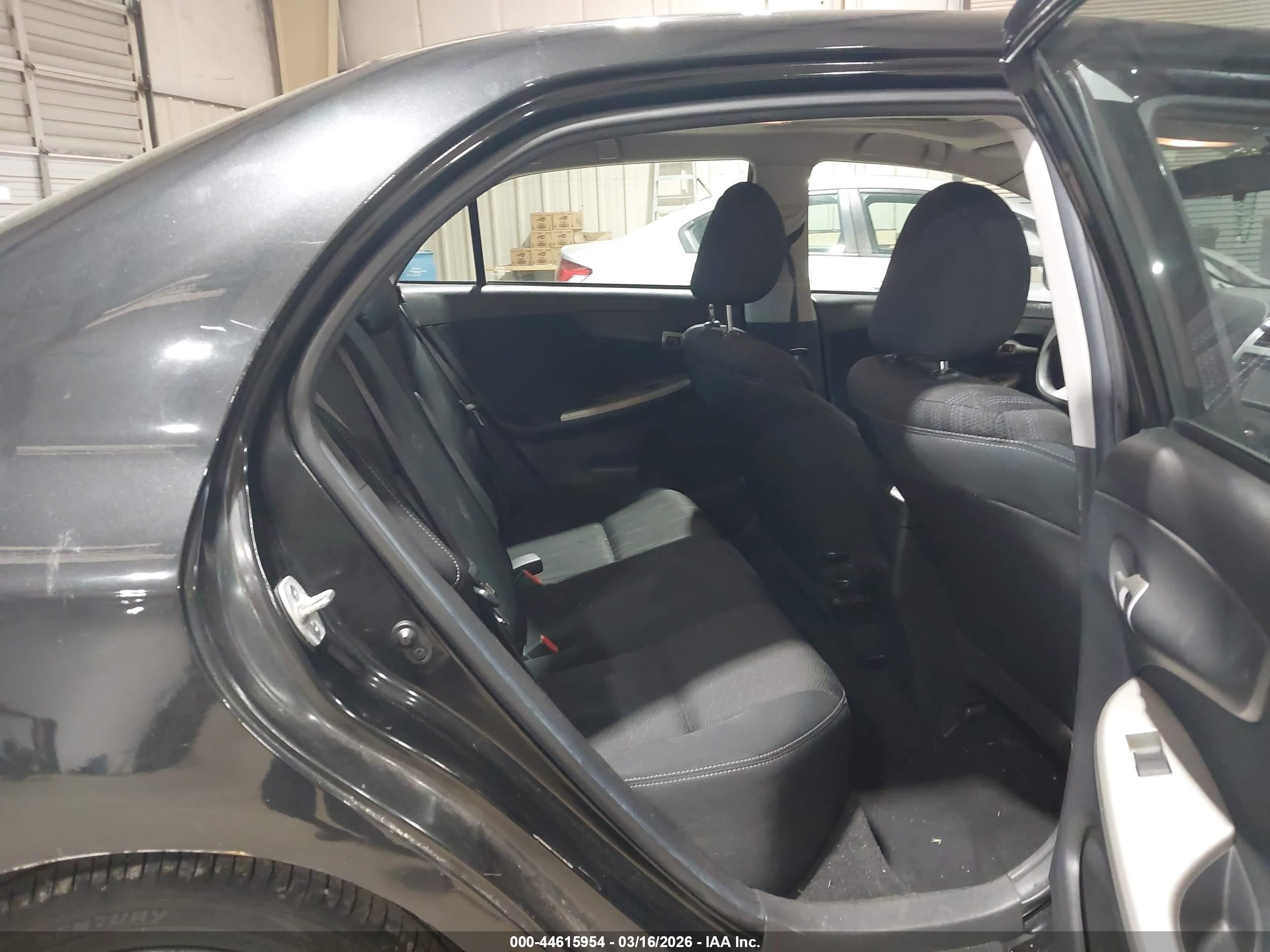 2013 Toyota Corolla S Black vin: 2T1BU4EE0DC028403