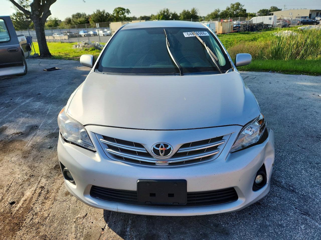 2013 Toyota Corolla Le Silver vin: 2T1BU4EE0DC049316
