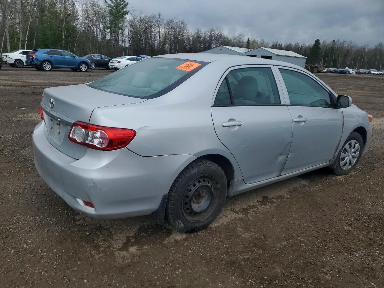 2013 Toyota Corolla L Silver vin: 2T1BU4EE0DC059134