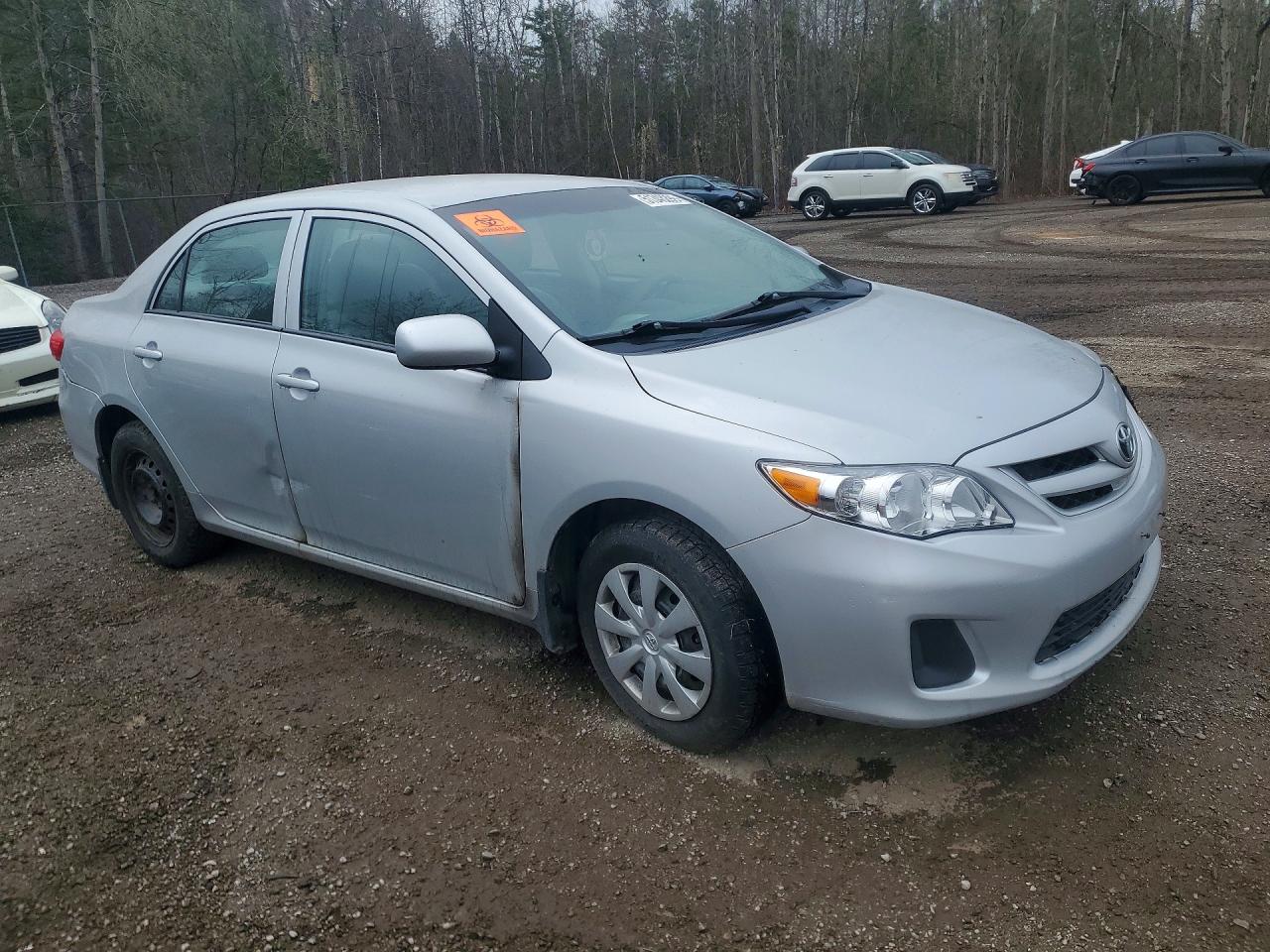 2013 Toyota Corolla L Silver vin: 2T1BU4EE0DC059134