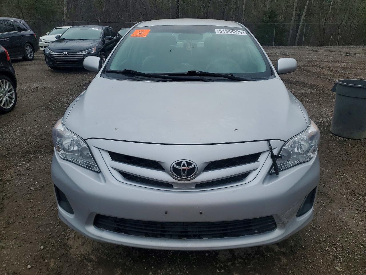 2013 Toyota Corolla L Silver vin: 2T1BU4EE0DC059134