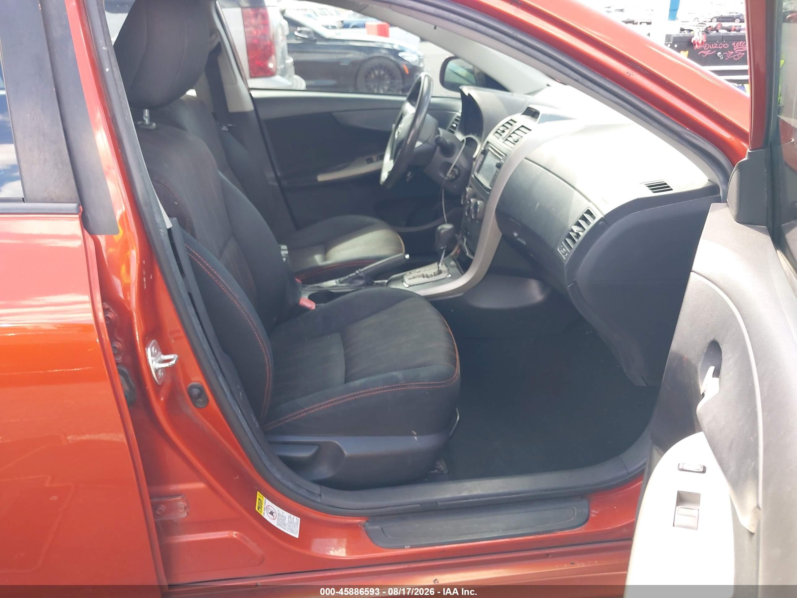 2013 Toyota Corolla S Special Edition Orange vin: 2T1BU4EE0DC085149