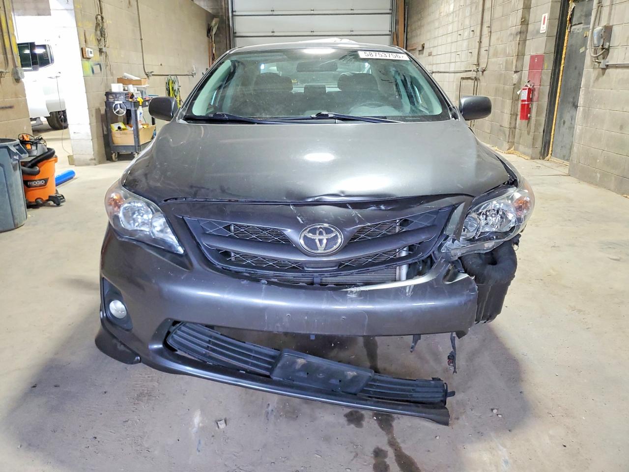 2013 Toyota Corolla S Gray vin: 2T1BU4EE0DC086771