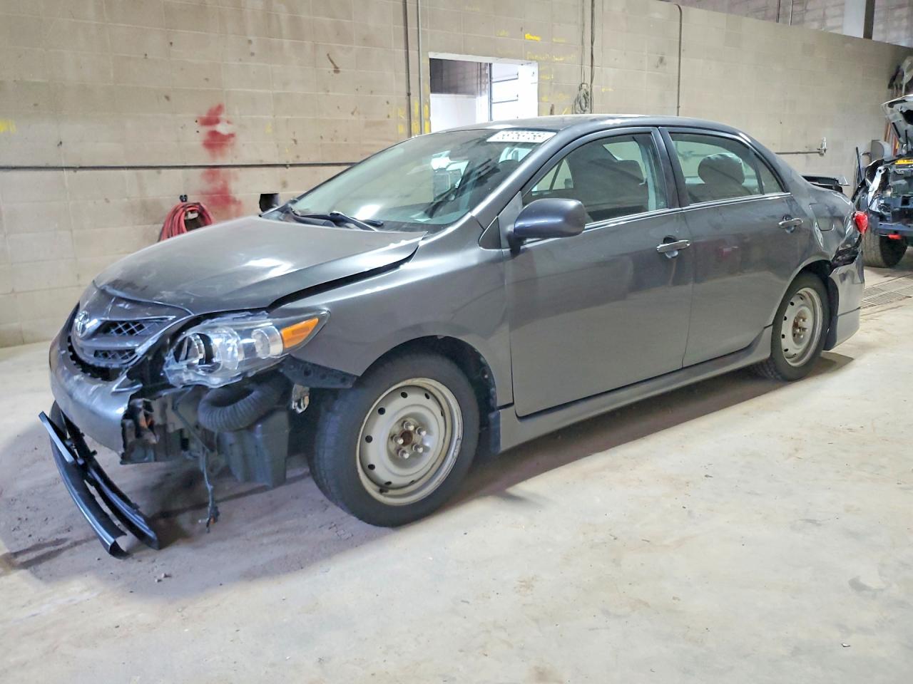 2013 Toyota Corolla S Gray vin: 2T1BU4EE0DC086771