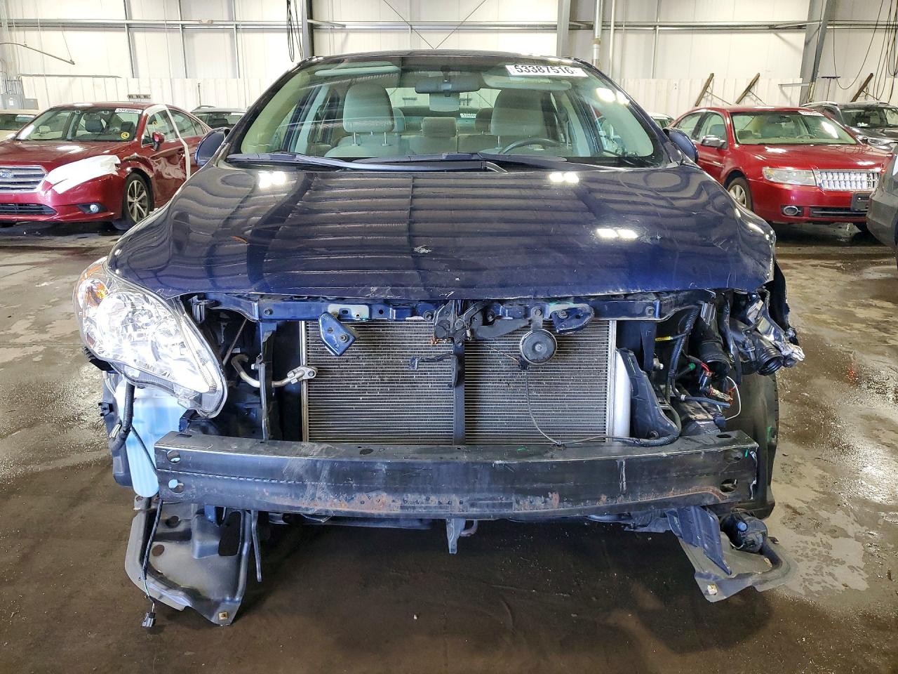 2013 Toyota Corolla Le Blue vin: 2T1BU4EE0DC118053