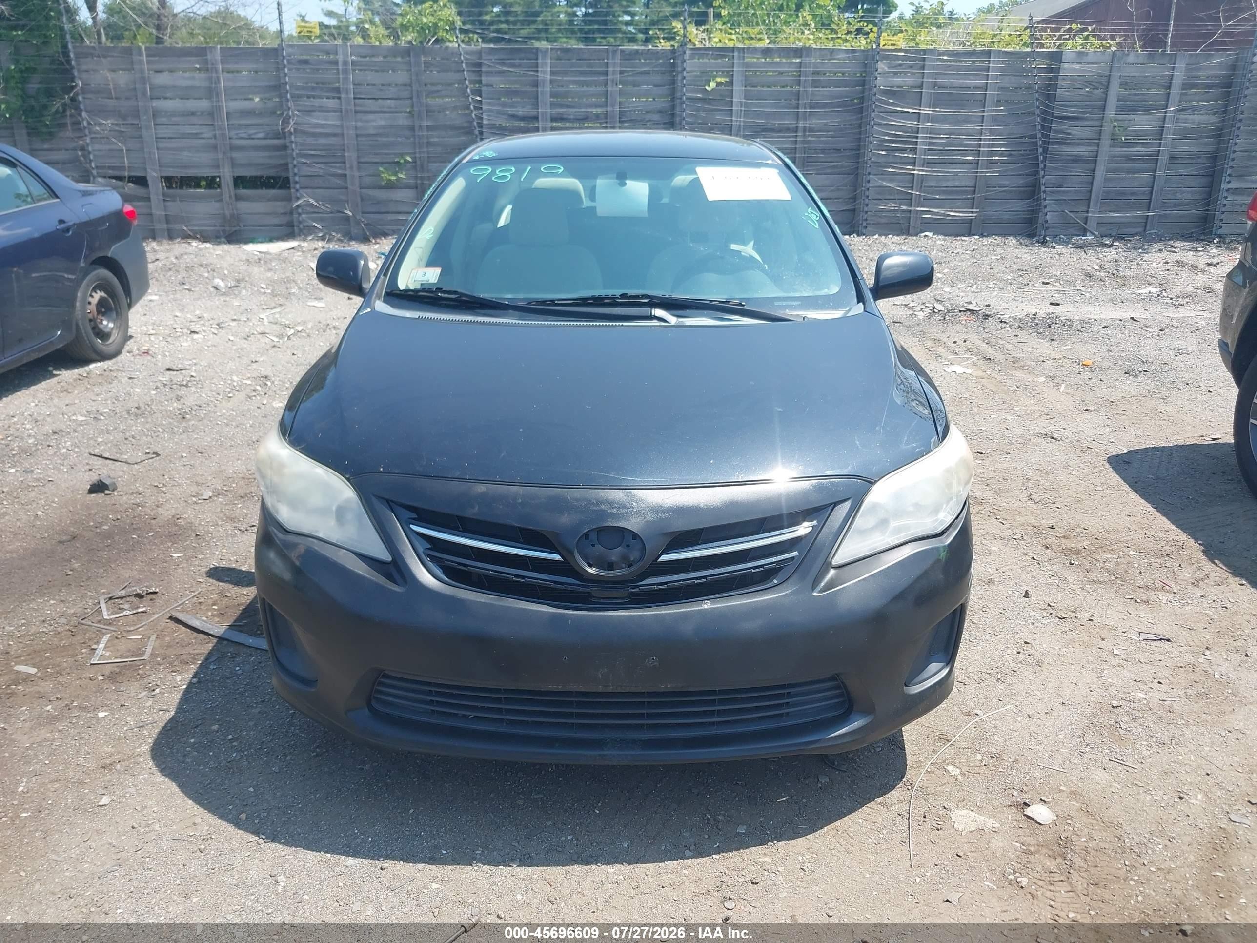2013 Toyota Corolla Le Black vin: 2T1BU4EE0DC124371