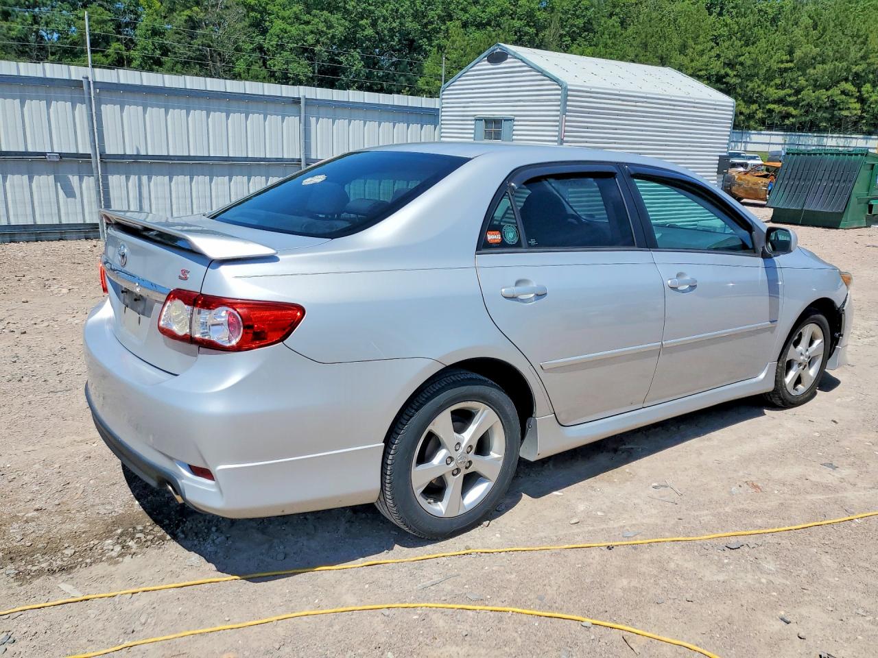 2013 Toyota Corolla S Silver vin: 2T1BU4EE0DC920988