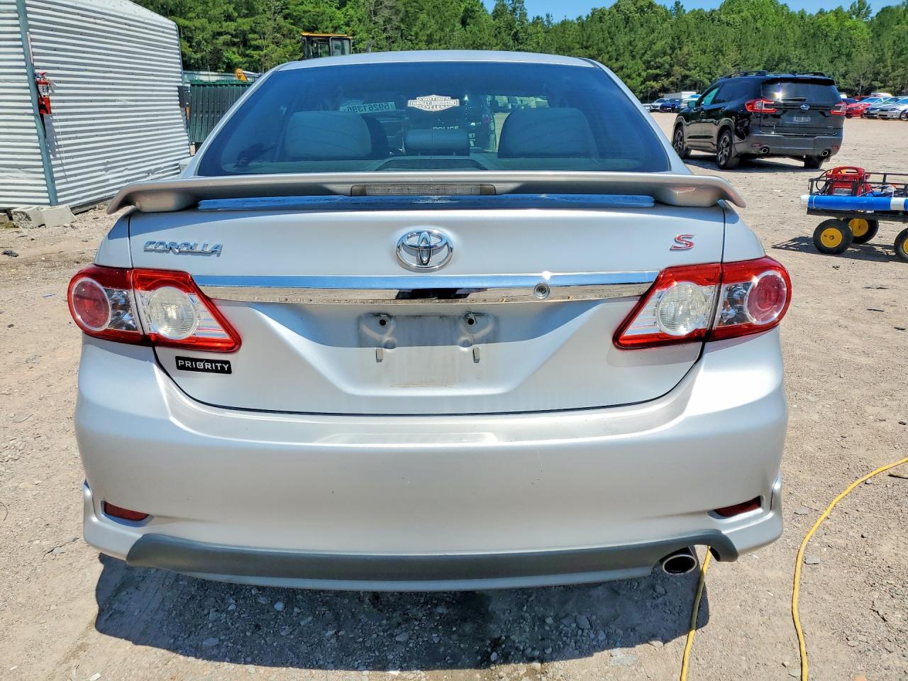 2013 Toyota Corolla S Silver vin: 2T1BU4EE0DC920988