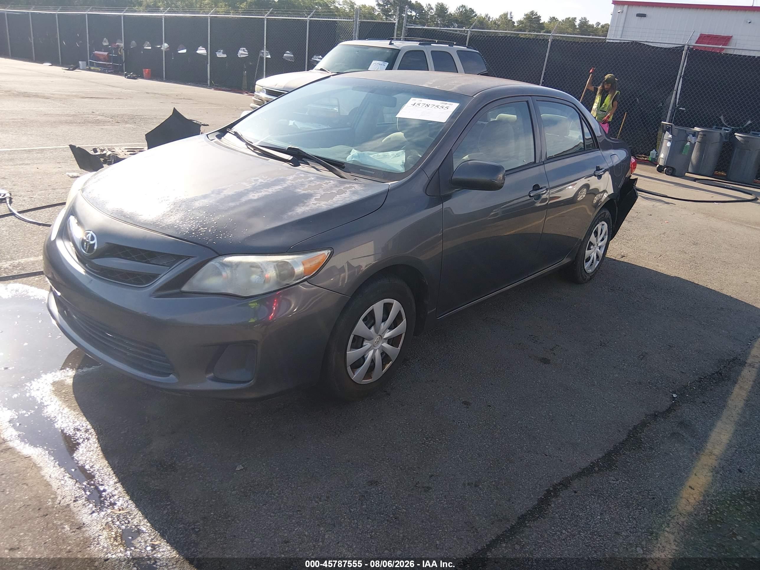 2013 Toyota Corolla L Gray vin: 2T1BU4EE0DC944062