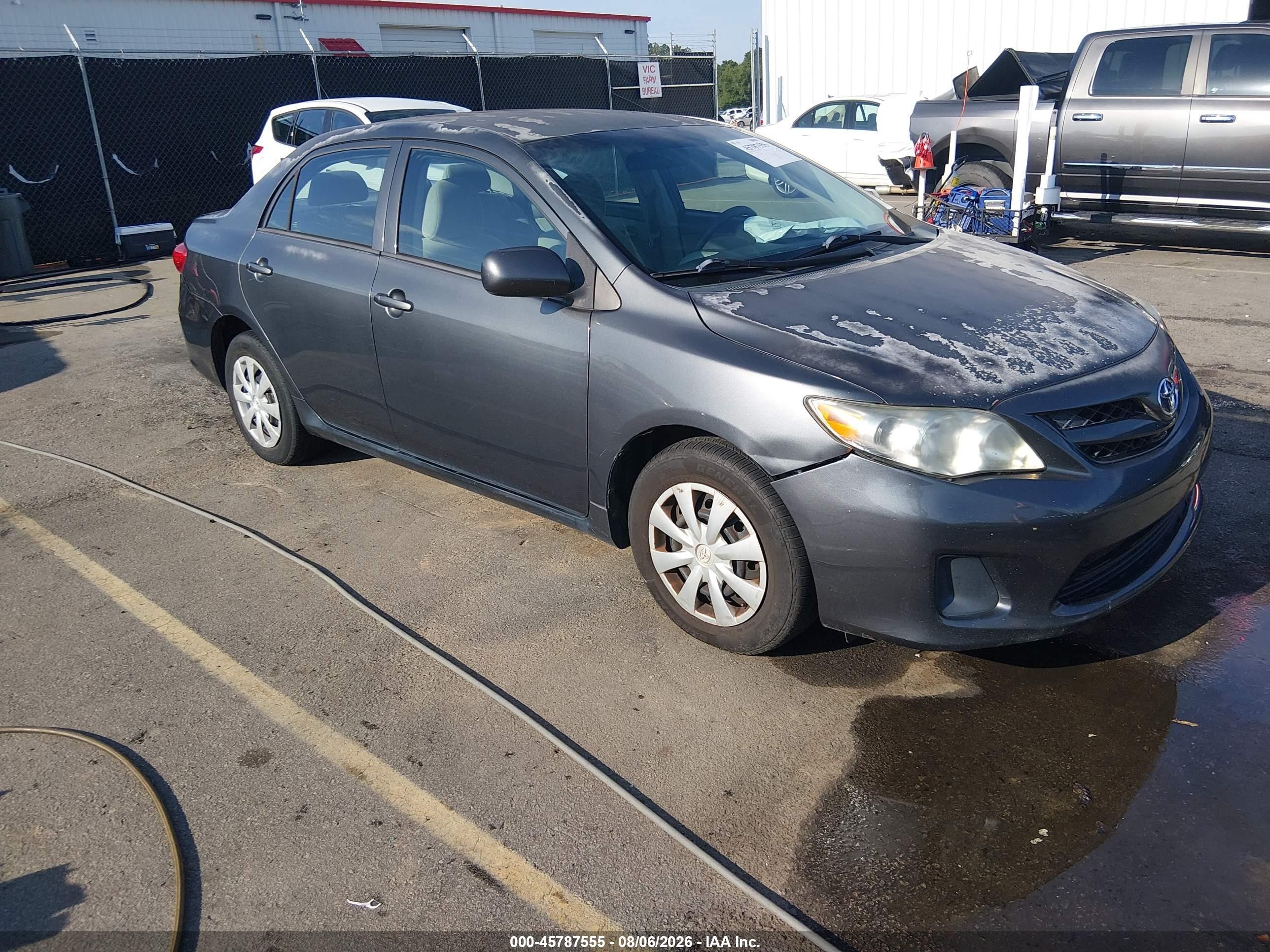 2013 Toyota Corolla L Gray vin: 2T1BU4EE0DC944062