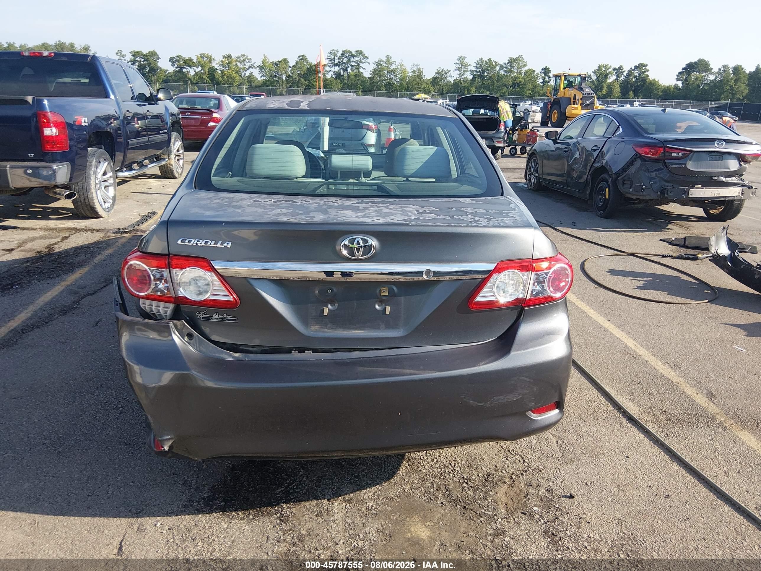 2013 Toyota Corolla L Gray vin: 2T1BU4EE0DC944062