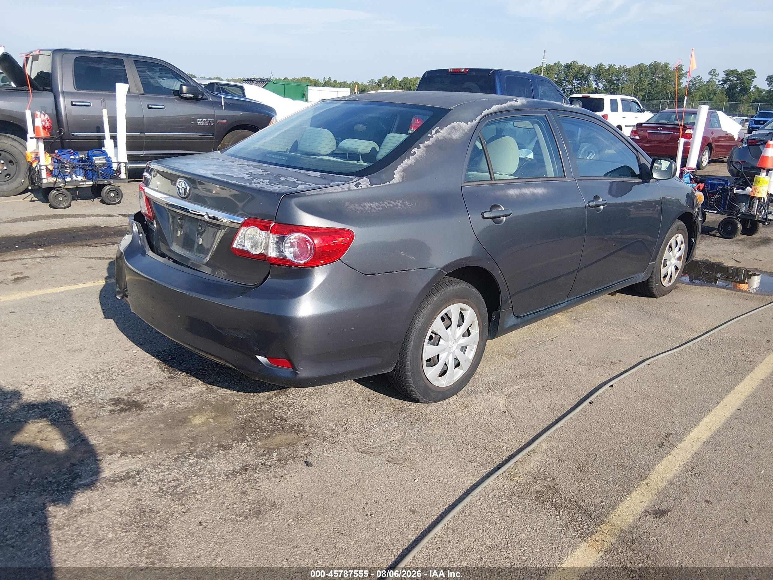 2013 Toyota Corolla L Gray vin: 2T1BU4EE0DC944062