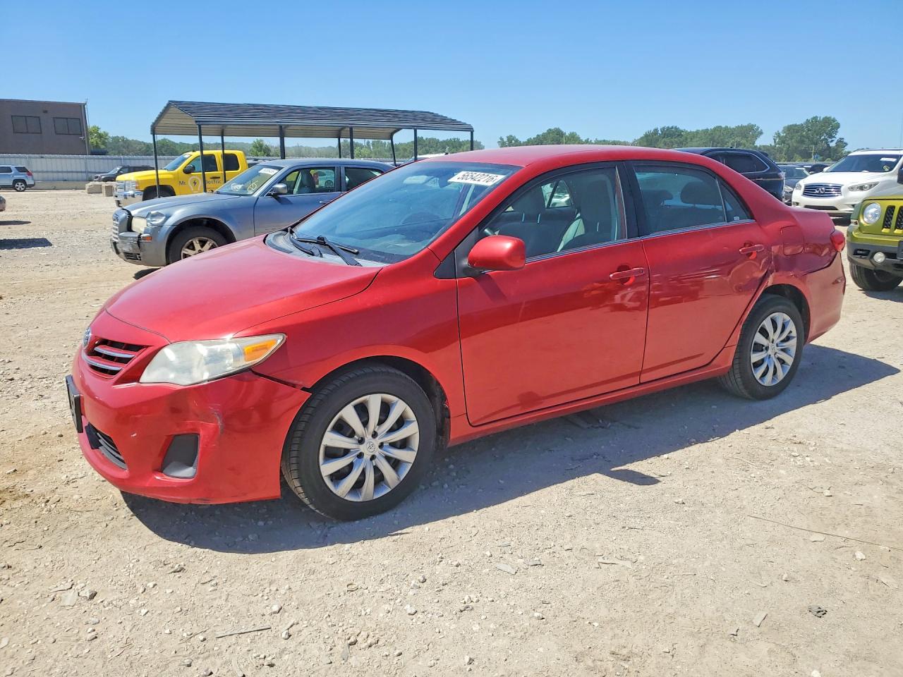 2013 Toyota Corolla Le Red vin: 2T1BU4EE0DC955000