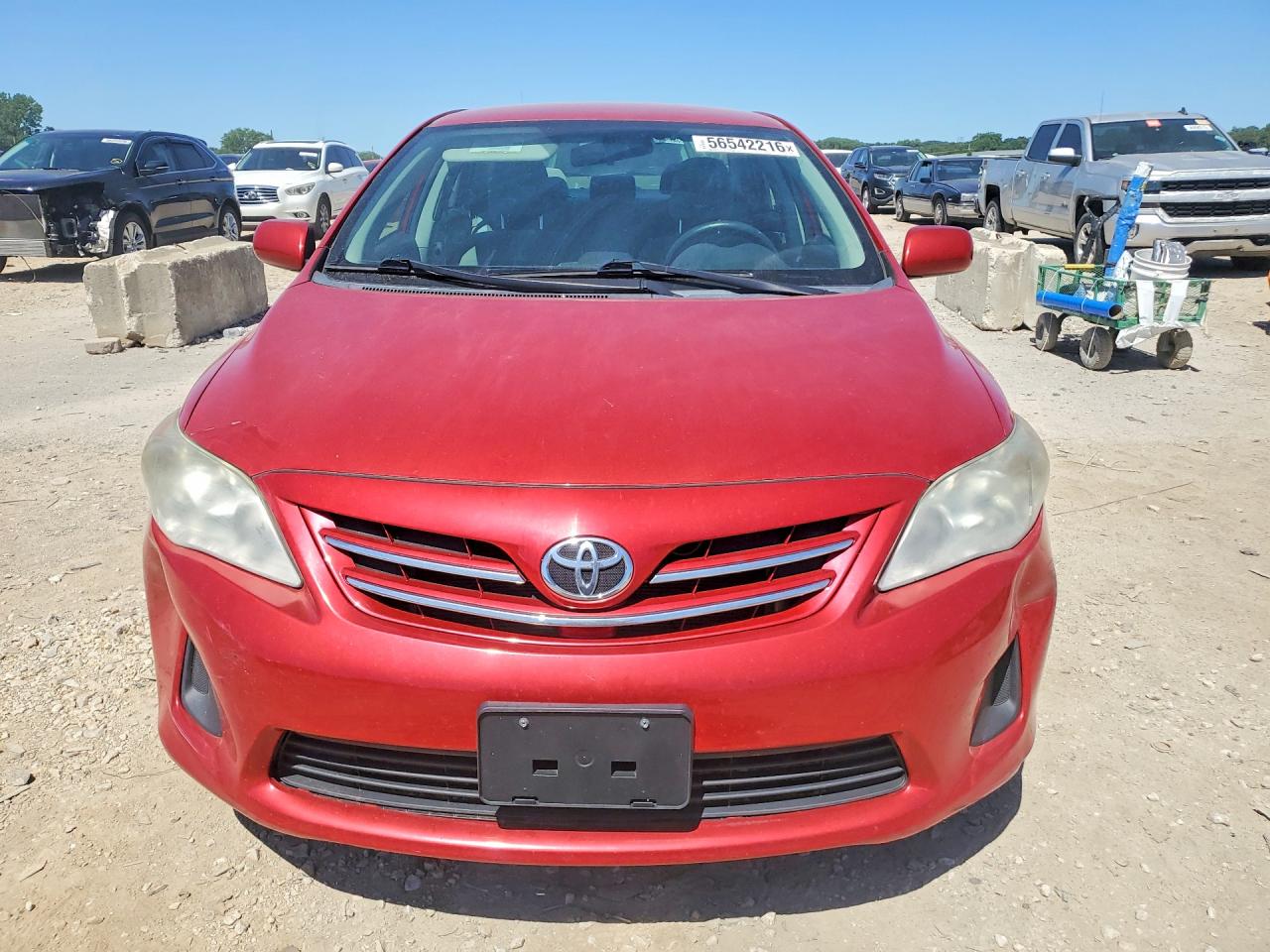 2013 Toyota Corolla Le Red vin: 2T1BU4EE0DC955000