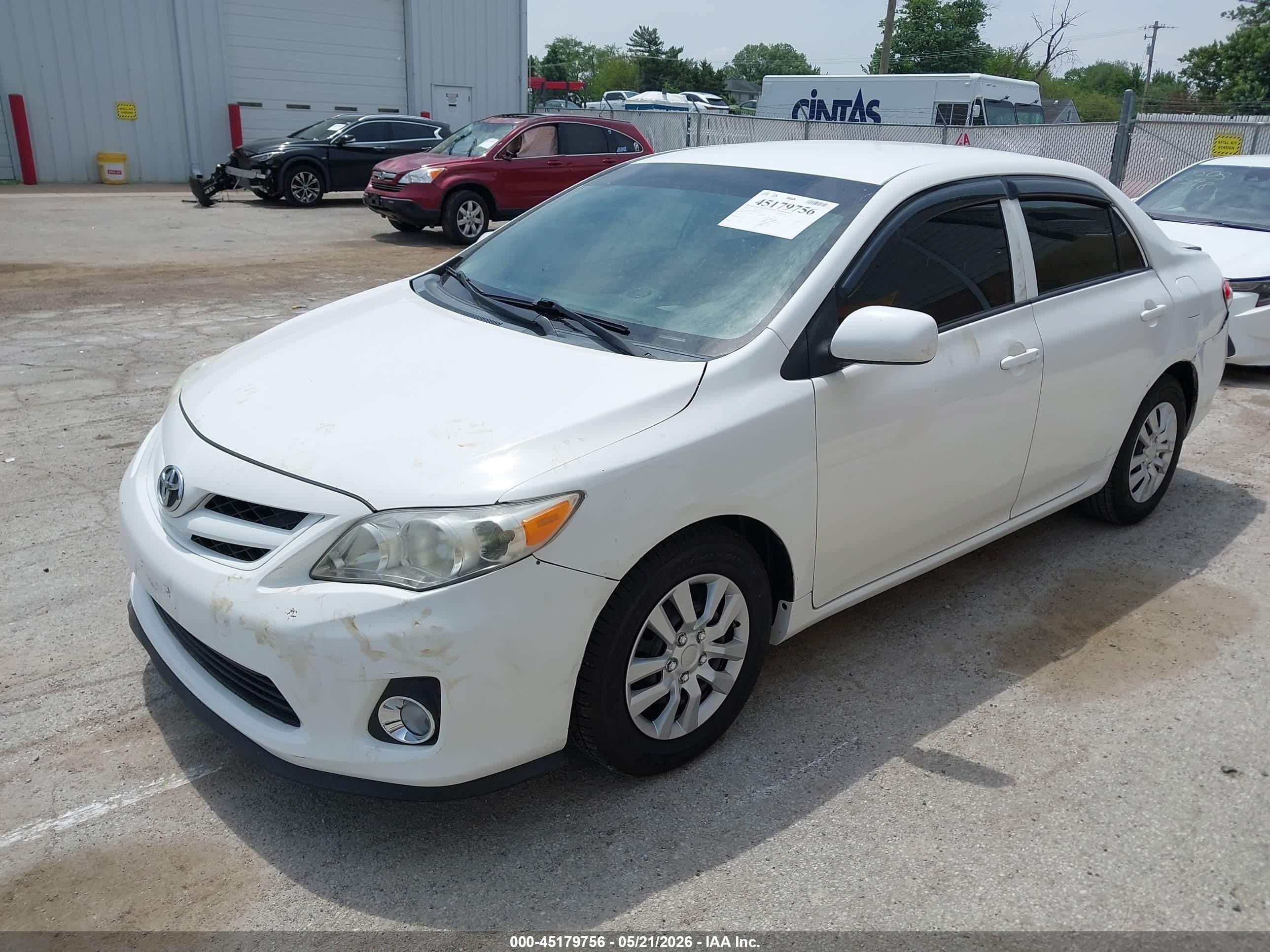 2013 Toyota Corolla L White vin: 2T1BU4EE0DC964957