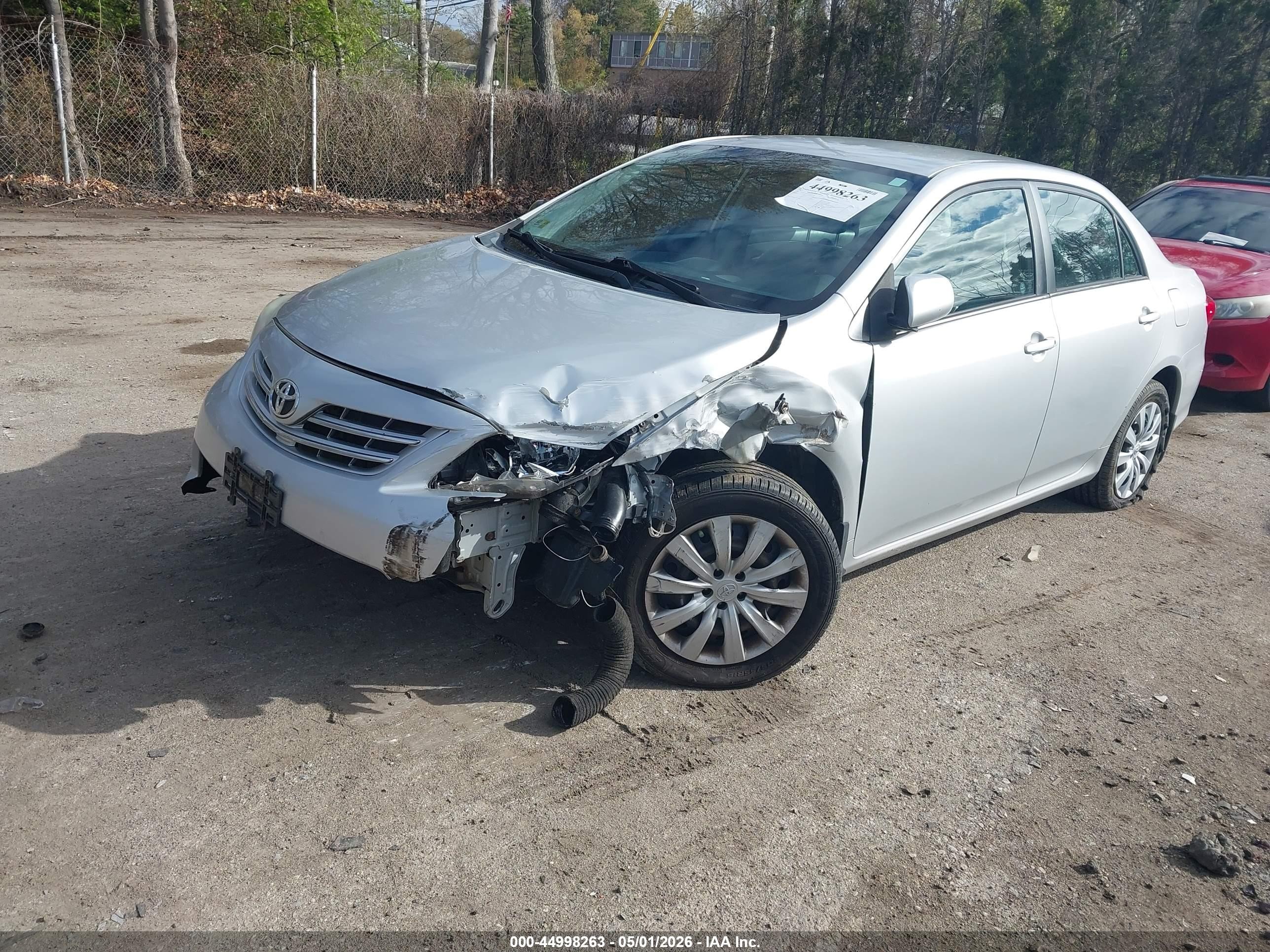 2013 Toyota Corolla Le Silver vin: 2T1BU4EE0DC975599