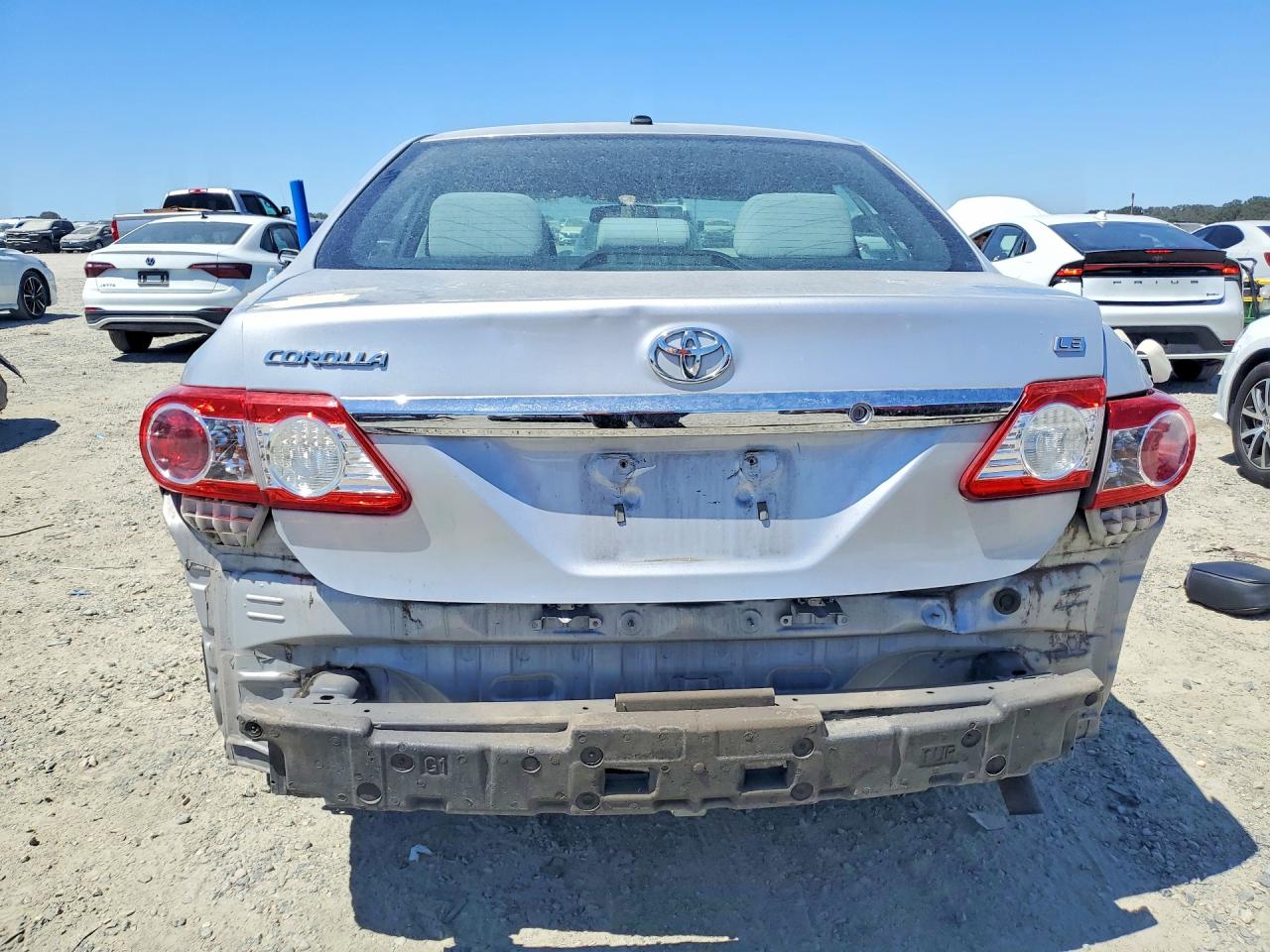 2013 Toyota Corolla Le Silver vin: 2T1BU4EE0DC980382
