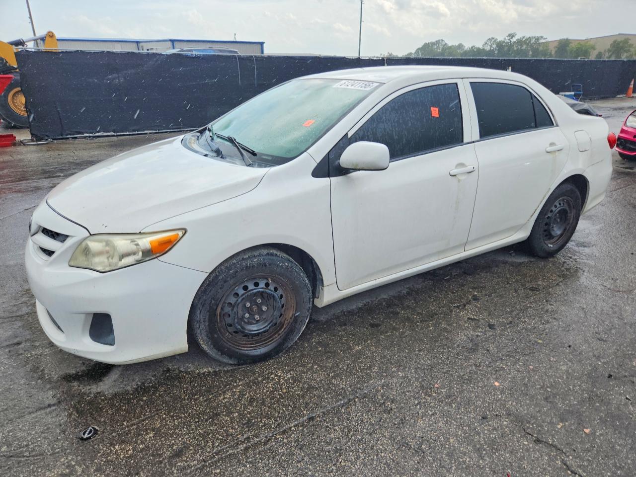 2013 Toyota Corolla L White vin: 2T1BU4EE0DC986053