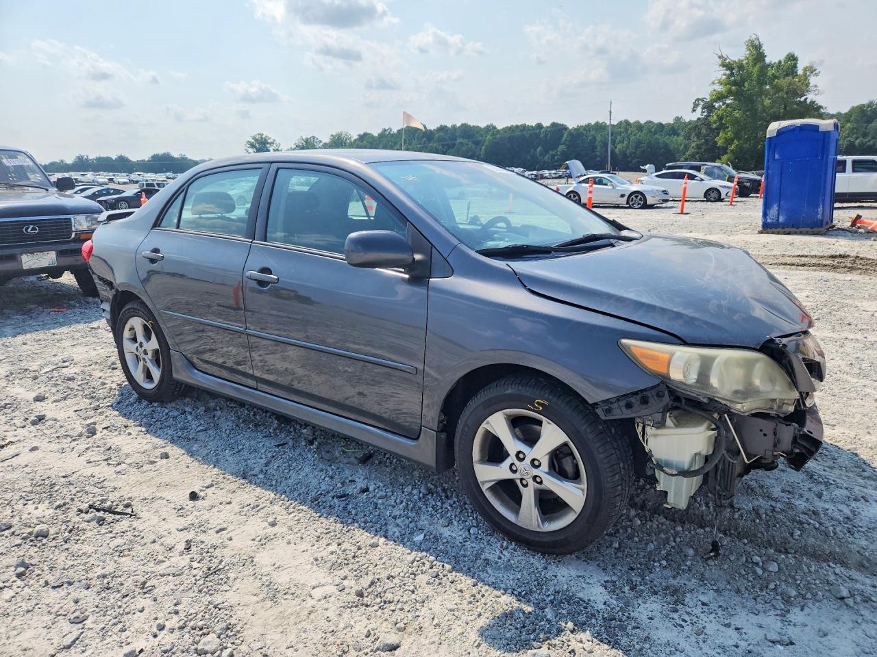 2013 Toyota Corolla S Серый vin: 2T1BU4EE0DC991737