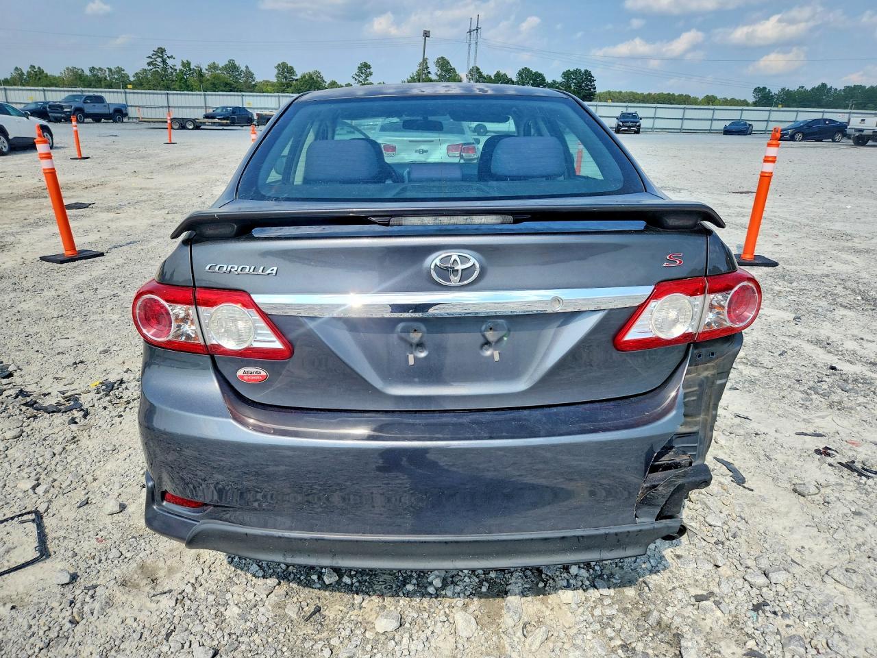 2013 Toyota Corolla S Серый vin: 2T1BU4EE0DC991737