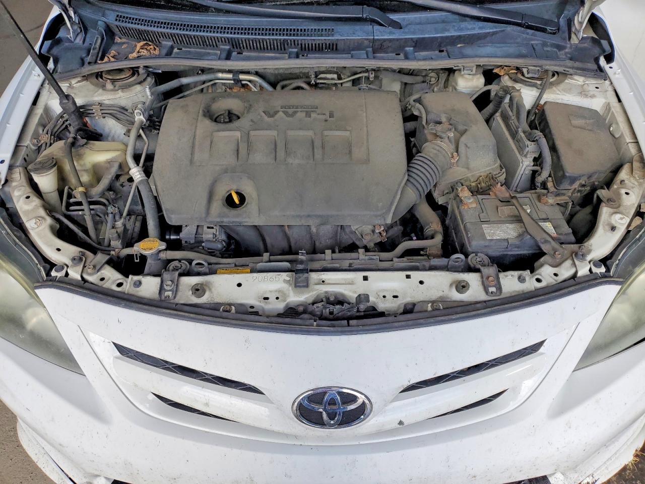 2013 Toyota Corolla S White vin: 2T1BU4EE0DC998221