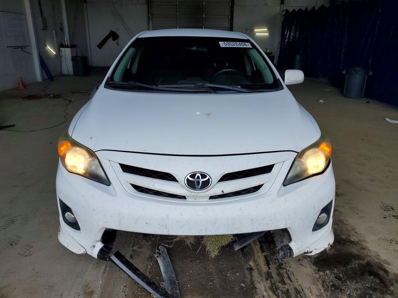 2013 Toyota Corolla S White vin: 2T1BU4EE0DC998221
