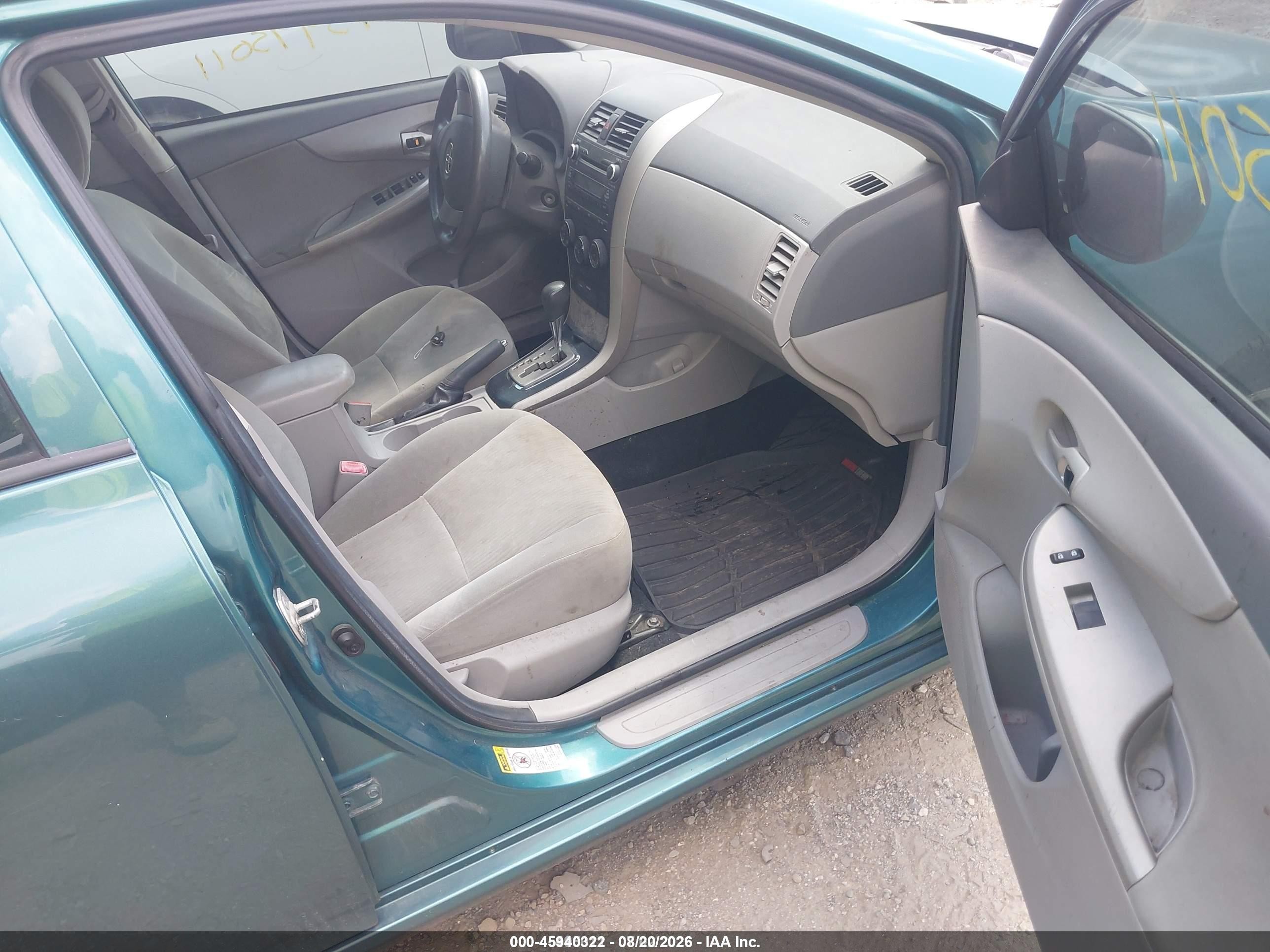 2010 Toyota Corolla Le Blue vin: 2T1BU4EE1AC191573