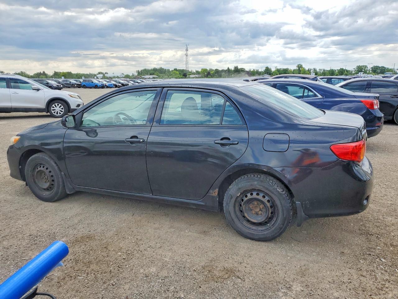 2010 Toyota Corolla Base Black vin: 2T1BU4EE1AC216018