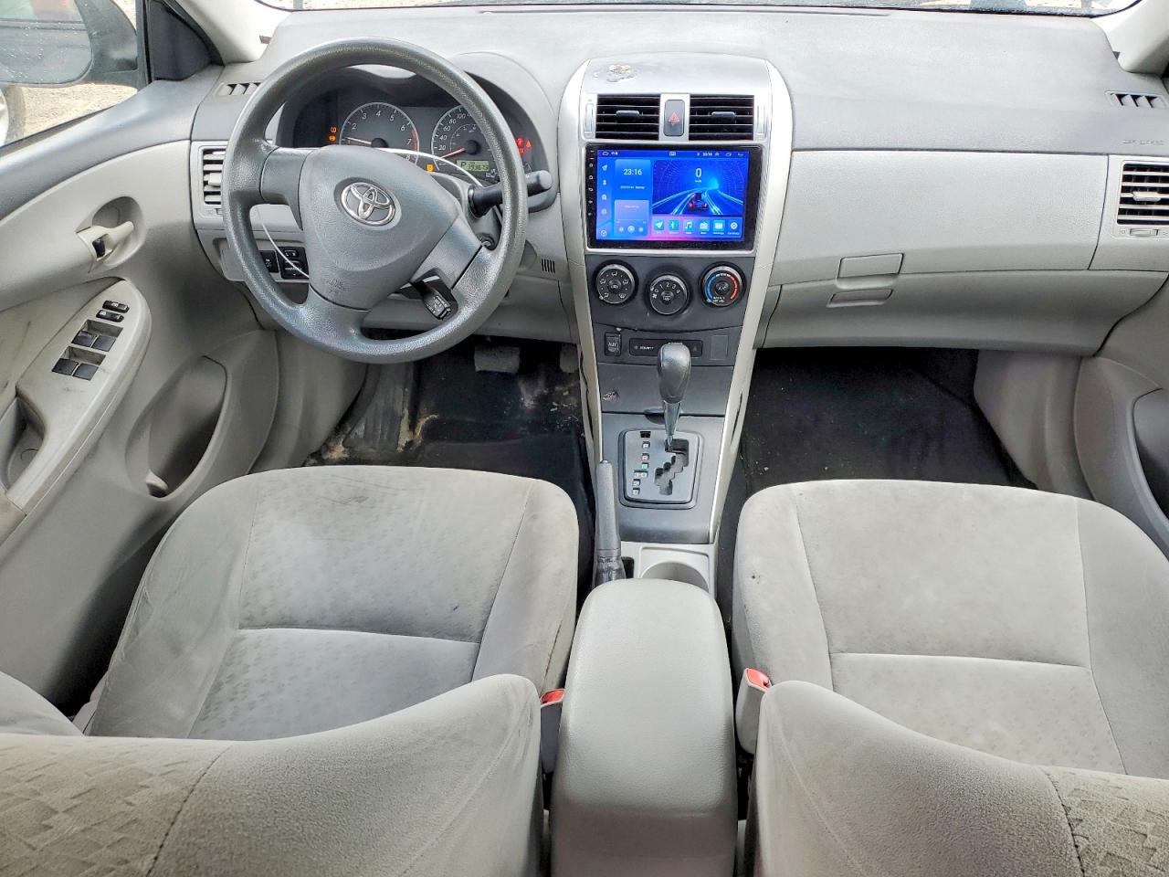 2010 Toyota Corolla Base Black vin: 2T1BU4EE1AC216018