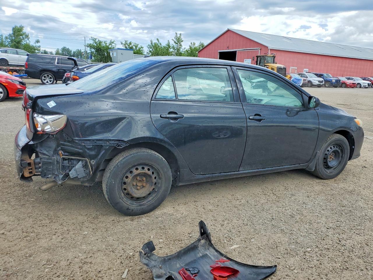 2010 Toyota Corolla Base Black vin: 2T1BU4EE1AC216018