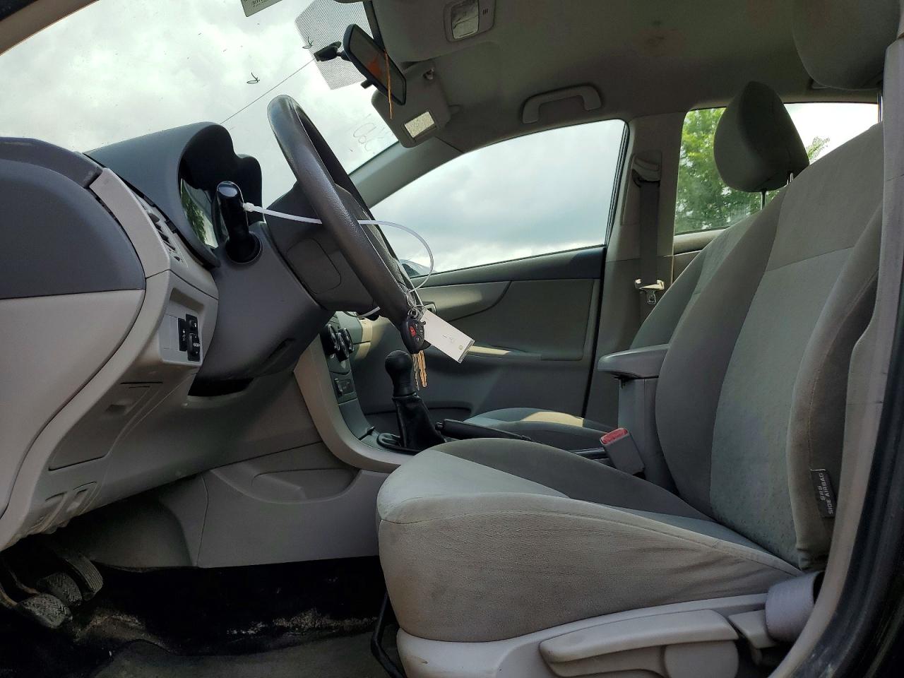 2010 Toyota Corolla Base Black vin: 2T1BU4EE1AC224474
