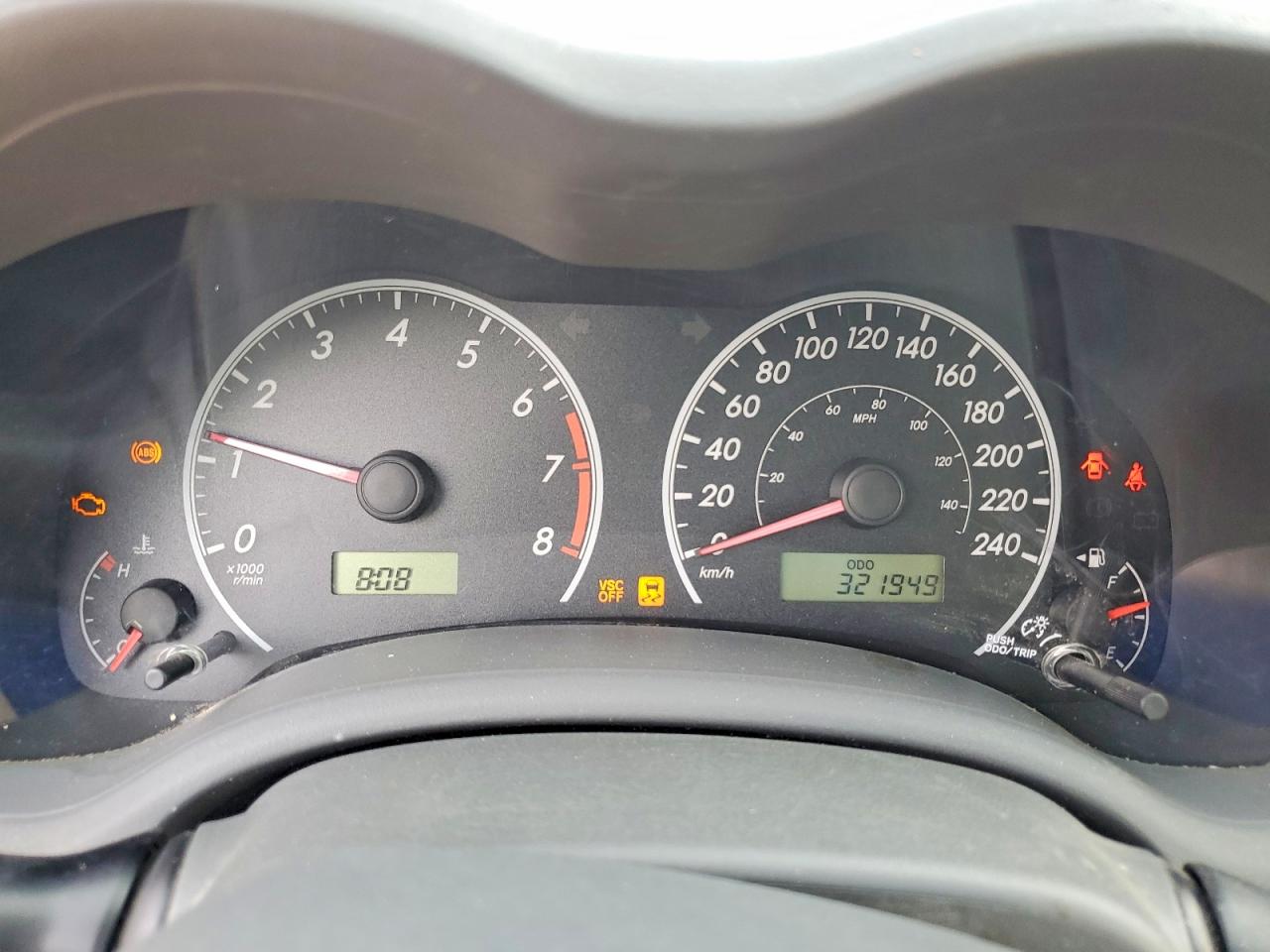 2010 Toyota Corolla Base Black vin: 2T1BU4EE1AC224474