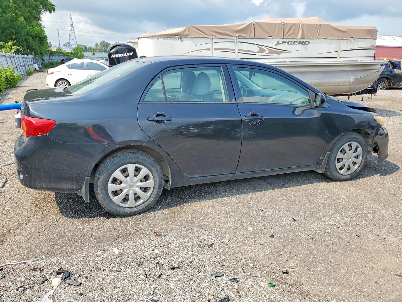 2010 Toyota Corolla Base Black vin: 2T1BU4EE1AC224474
