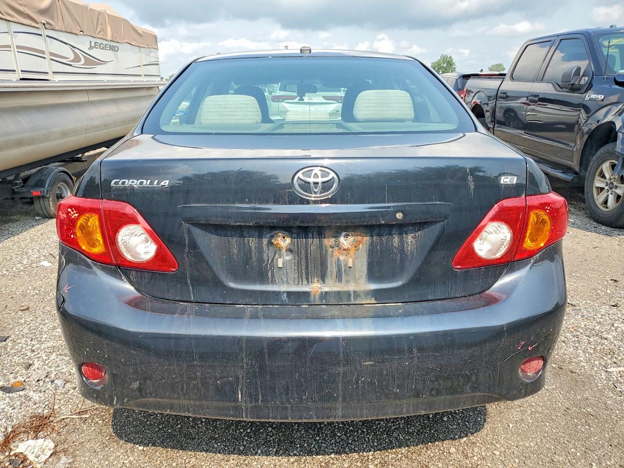 2010 Toyota Corolla Base Black vin: 2T1BU4EE1AC224474