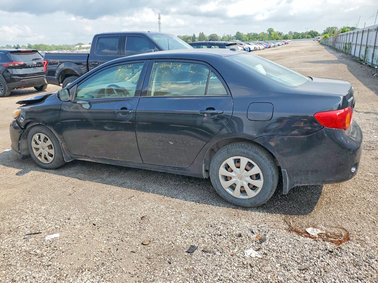 2010 Toyota Corolla Base Black vin: 2T1BU4EE1AC224474