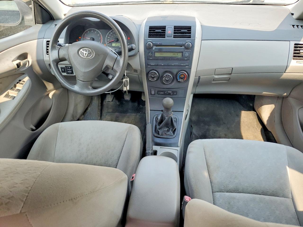 2010 Toyota Corolla Base Black vin: 2T1BU4EE1AC224474