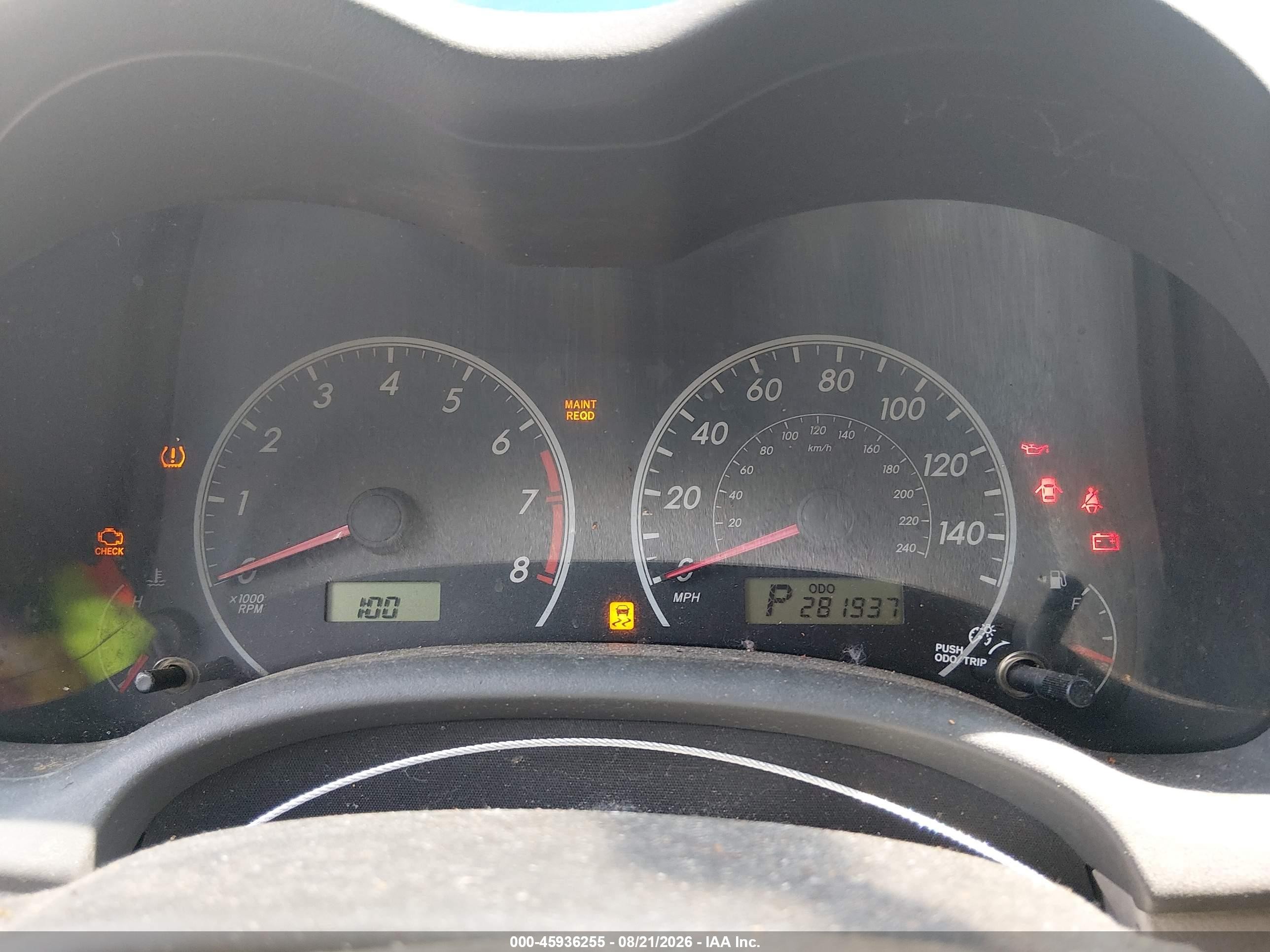 2010 Toyota Corolla Le Blue vin: 2T1BU4EE1AC227407