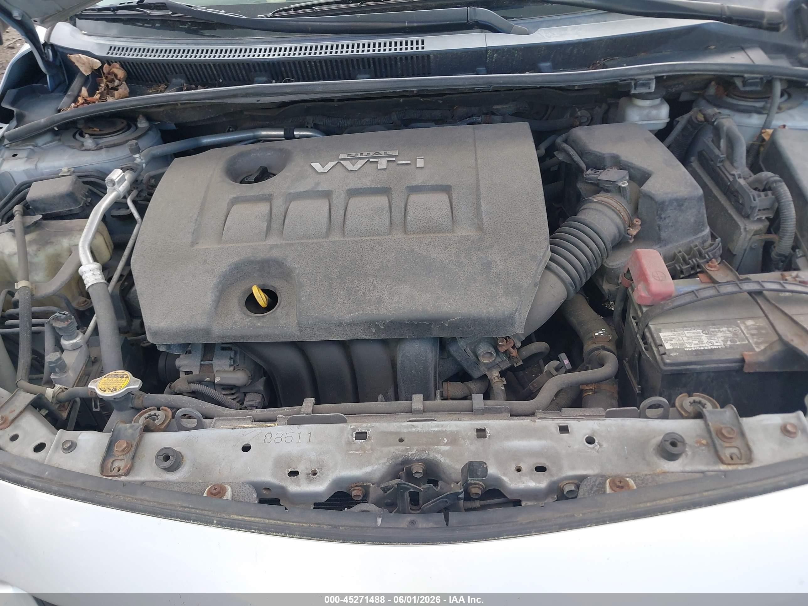2010 Toyota Corolla S Silver vin: 2T1BU4EE1AC269950