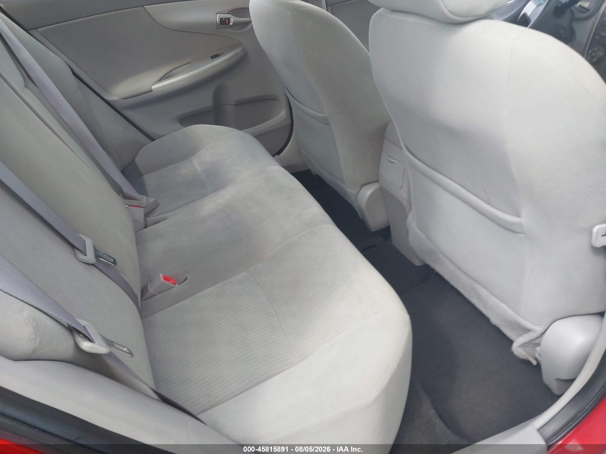 2010 Toyota Corolla Le Красный vin: 2T1BU4EE1AC303479