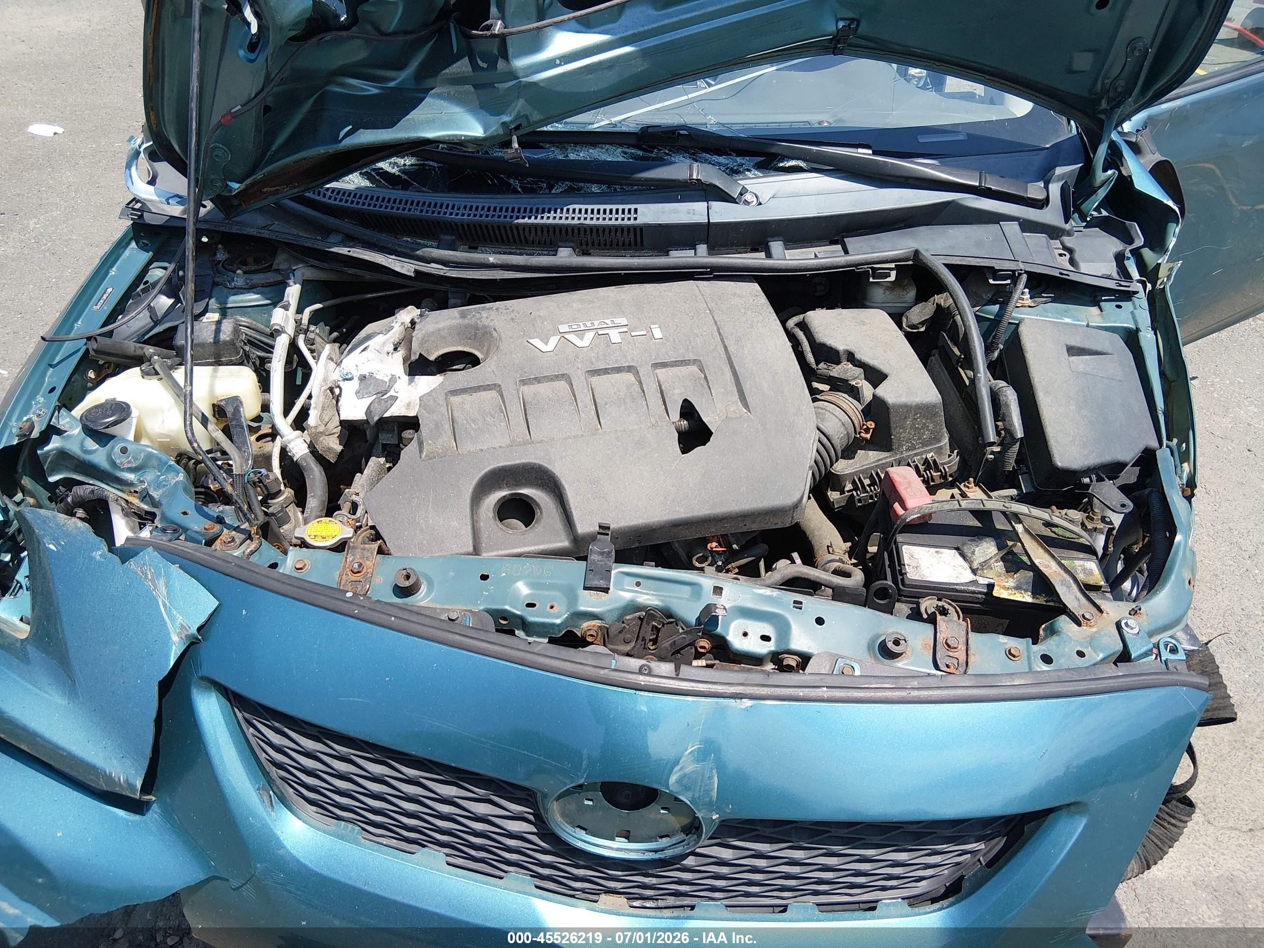 2010 Toyota Corolla Le Green vin: 2T1BU4EE1AC327605