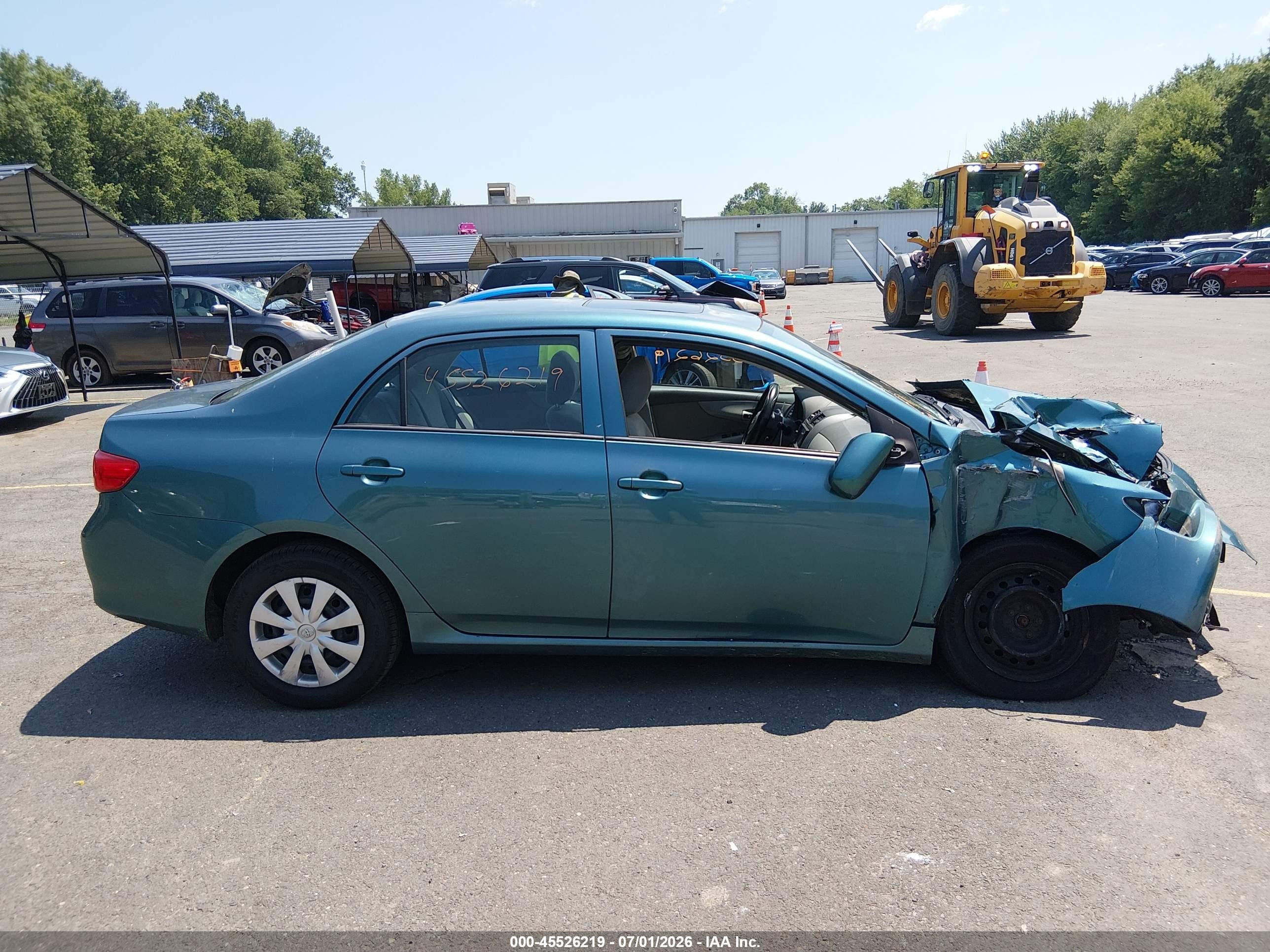 2010 Toyota Corolla Le Green vin: 2T1BU4EE1AC327605