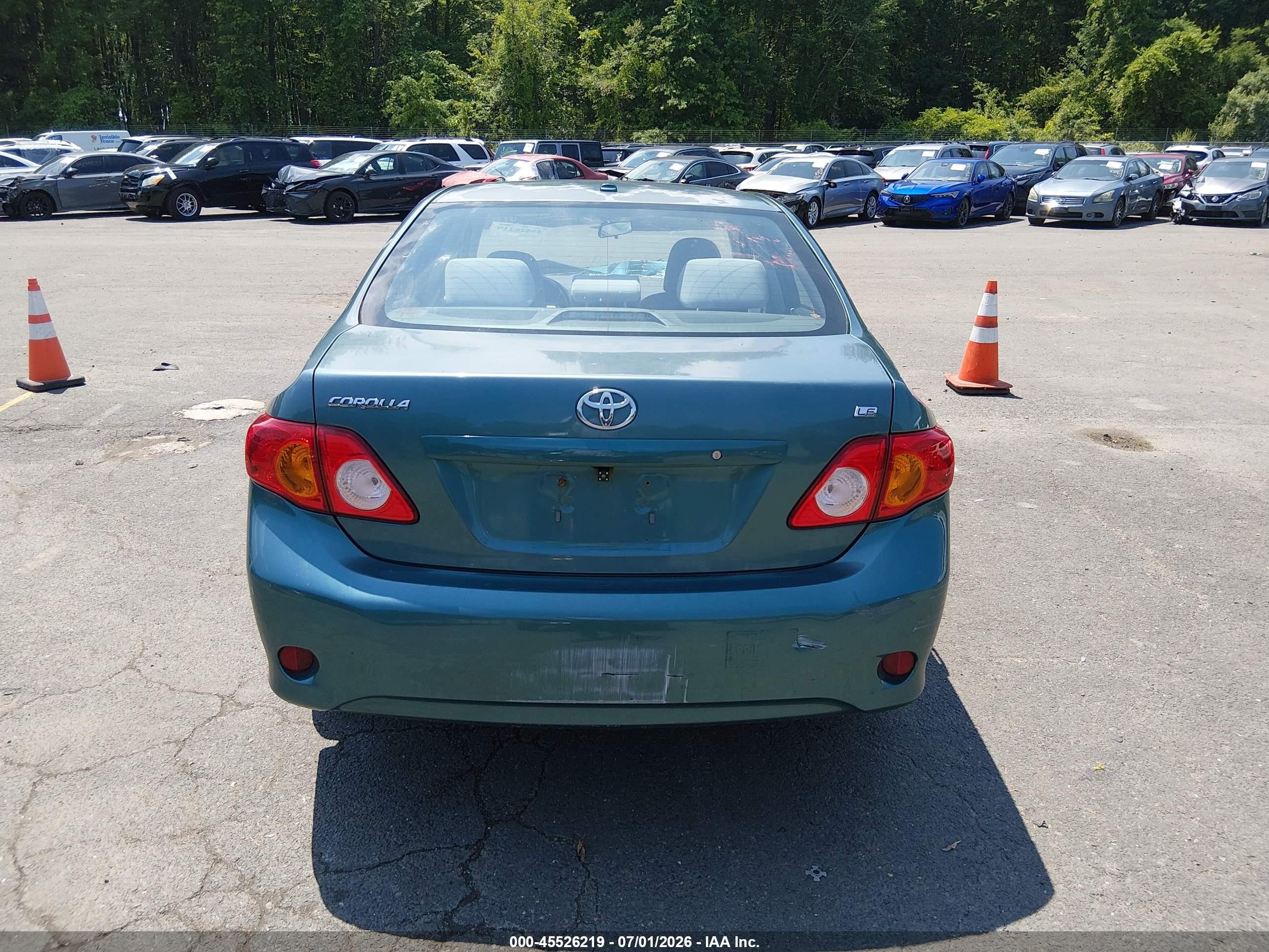 2010 Toyota Corolla Le Green vin: 2T1BU4EE1AC327605