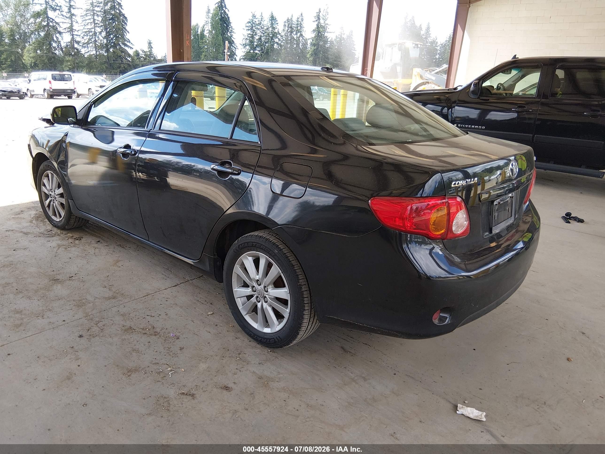 2010 Toyota Corolla Le Black vin: 2T1BU4EE1AC339379